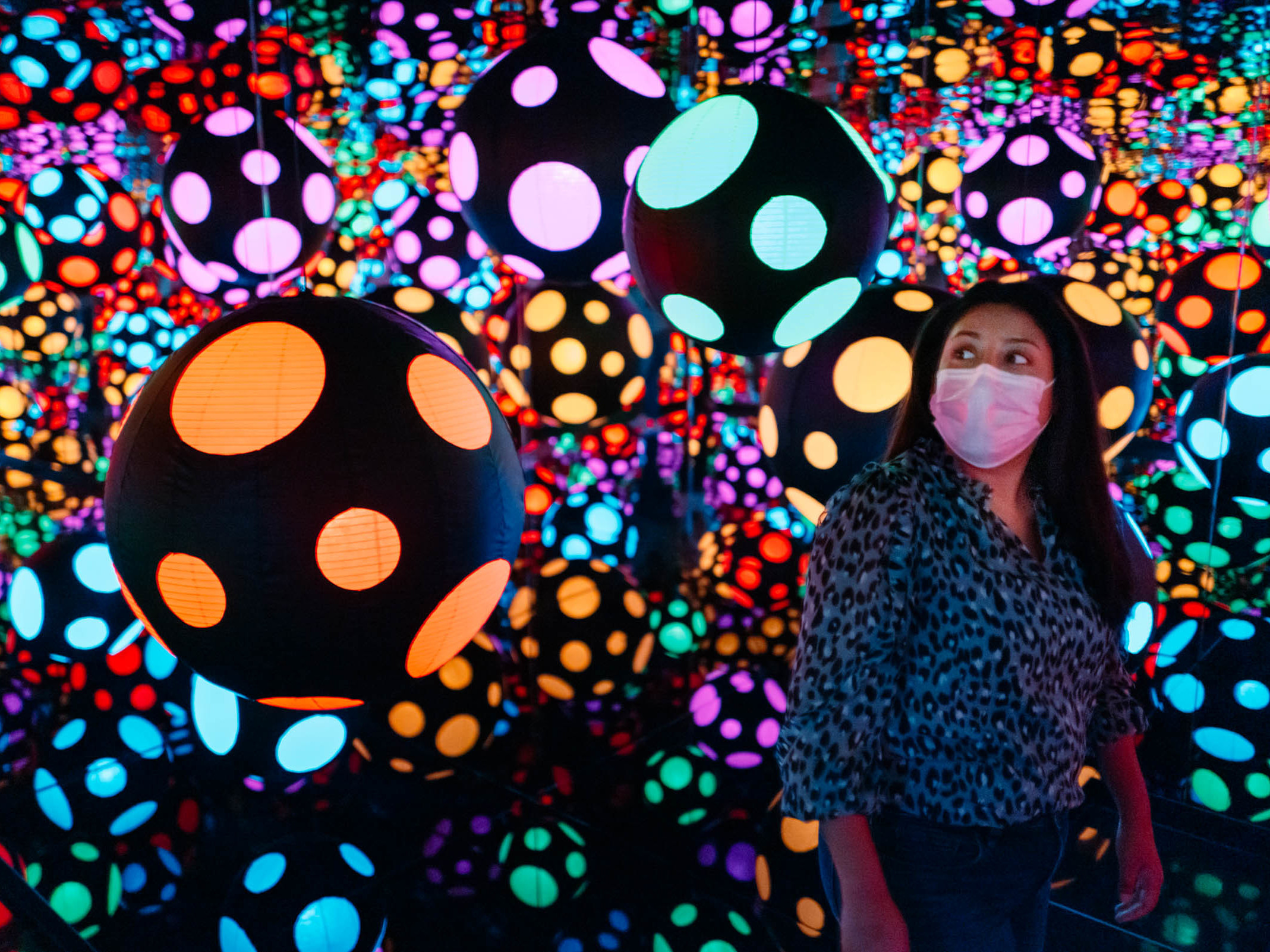 Dots all, folks—at the Hirshhorn, artist Yayoi Kusama immerses