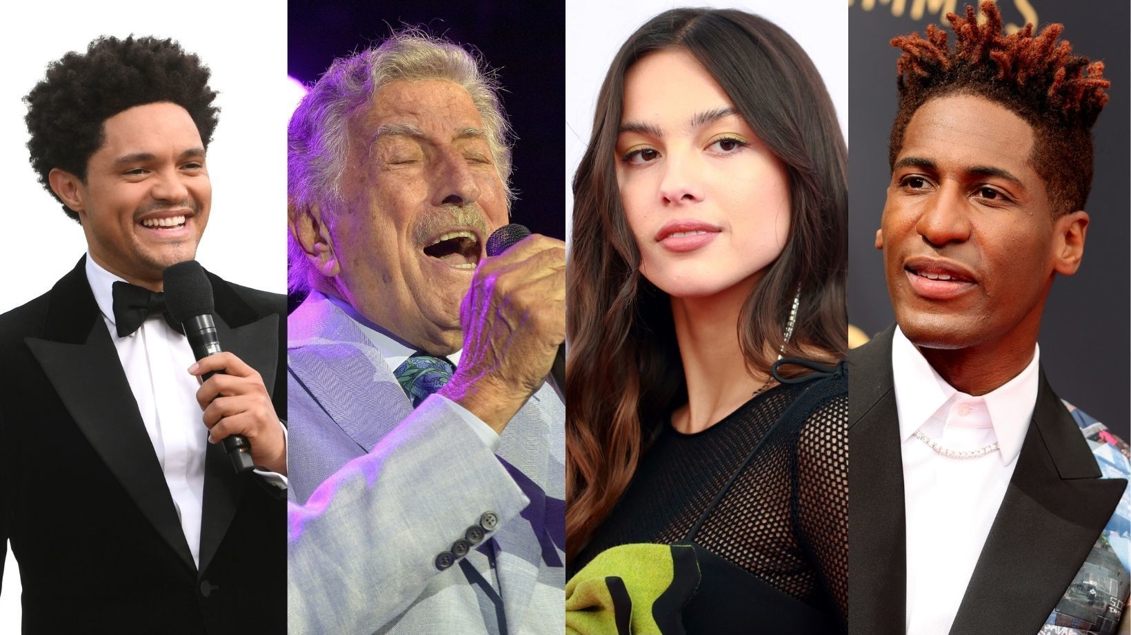 Trevor Noah, Tony Bennett, Olivia Rodrigo and Jon Batiste are all people to keep your eye on Sunday night, all for different reasons.