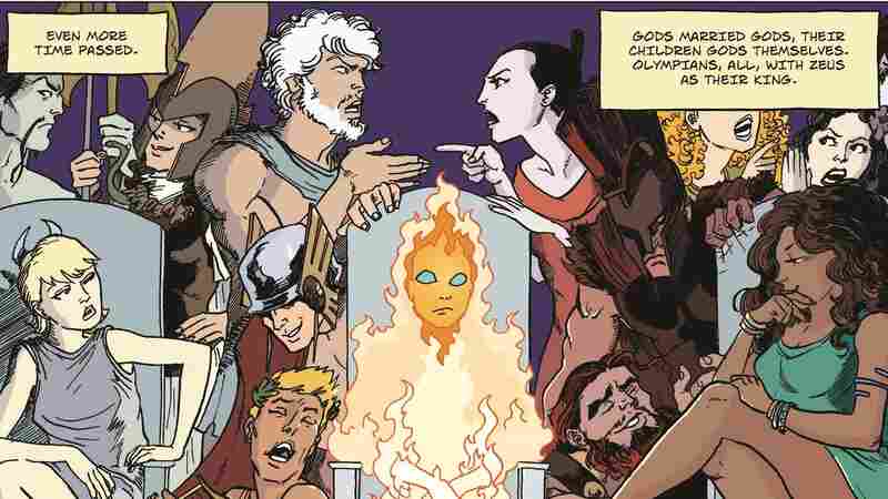 Graphic novels about Greek gods that don't talk down to kids