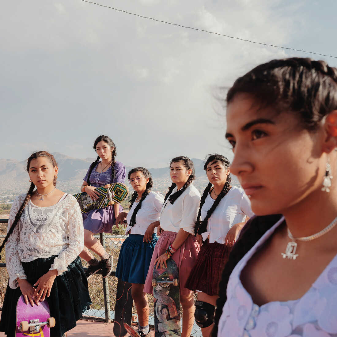 Photos How This Bolivian All Female Skate Crew Is Celebrating Their Indigenous Roots ~ Npr 7983