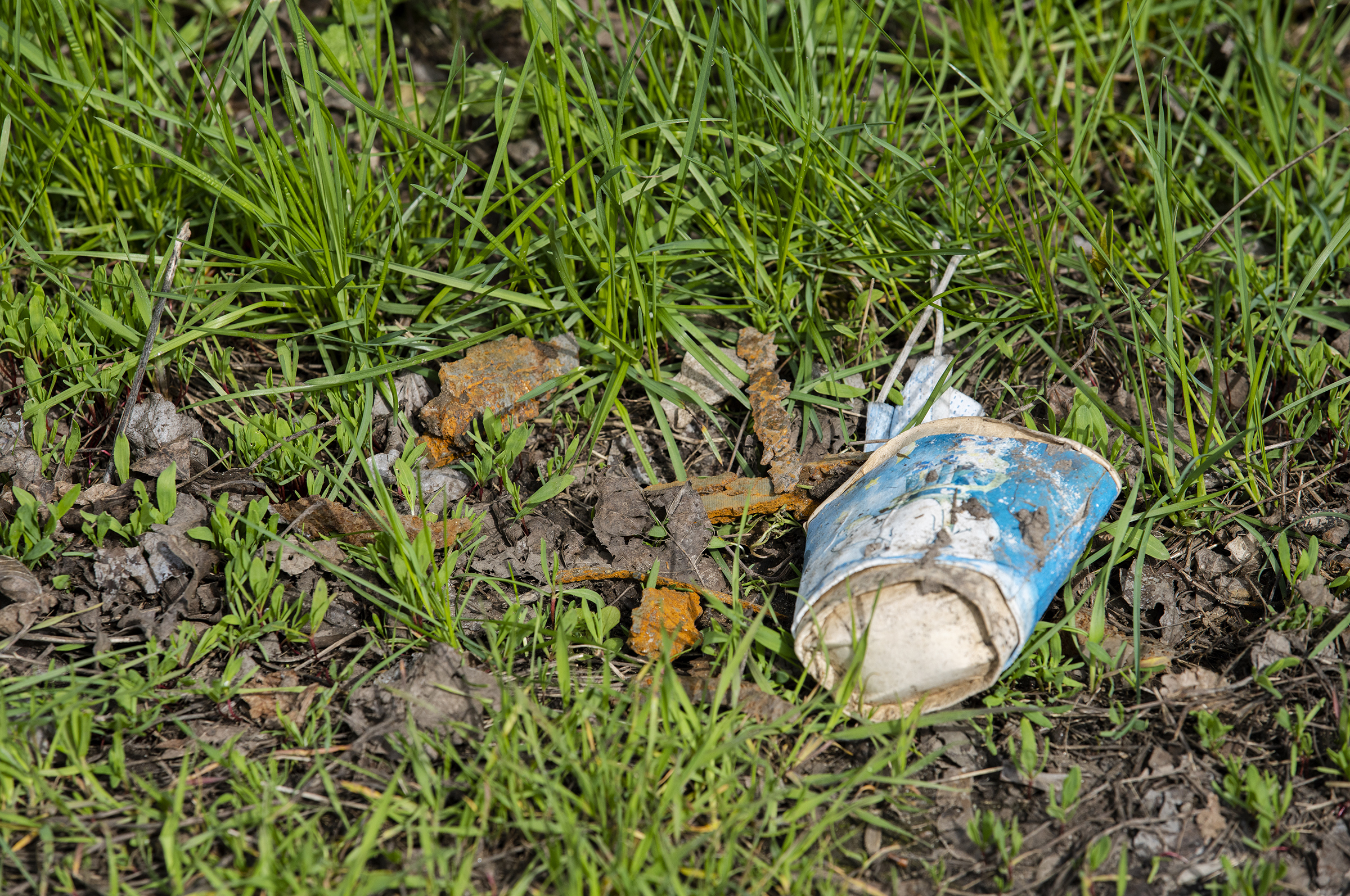 See how Kharkiv's bomb squad neutralizes cluster bombs in Ukraine 1 Shrapnel from an airstrike in Bilashi sits rusted on the side of the road next to a resident's house. A resident of Bilashi said the shrapnel struck his house. He also said the town has been consistently hit by various munitions since March.