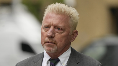 Wimbledon champion Boris Becker gets 2 1/2 years in prison for bankruptcy offenses