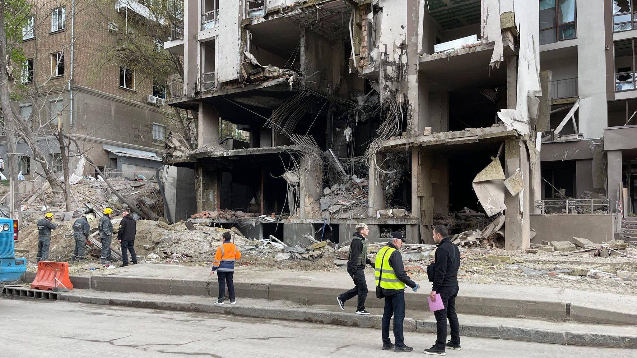 Why Russia's rocket attack on Kyiv is seen as an insult to the U.N. : NPR