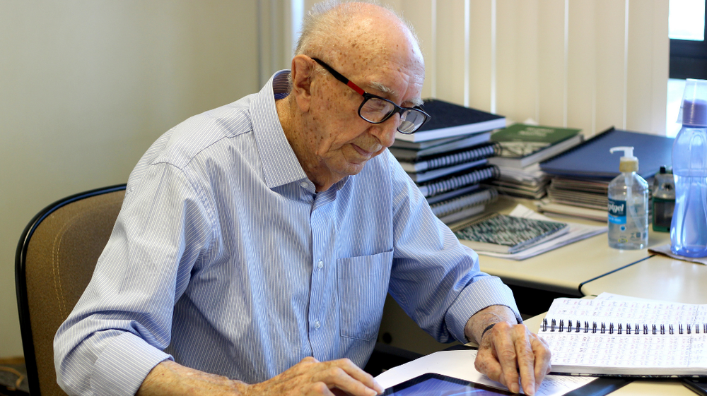 Walter Orthmann has worked for the same company in Brazil for 84 years and counting. He turned 100 this month. (Guinness World Records)