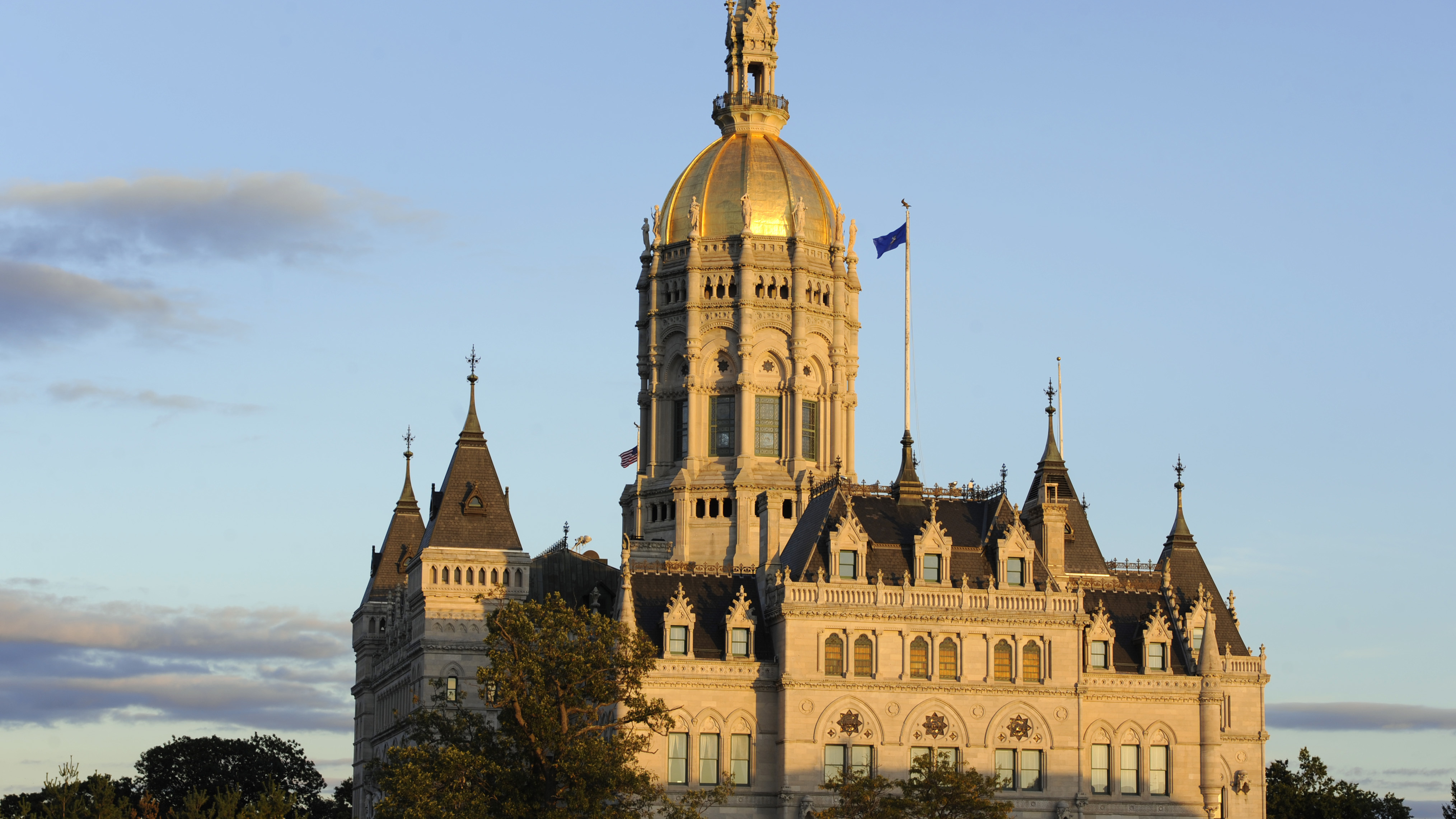 A 2012 file photo shows the Connecticut State Capitol building in Hartford.