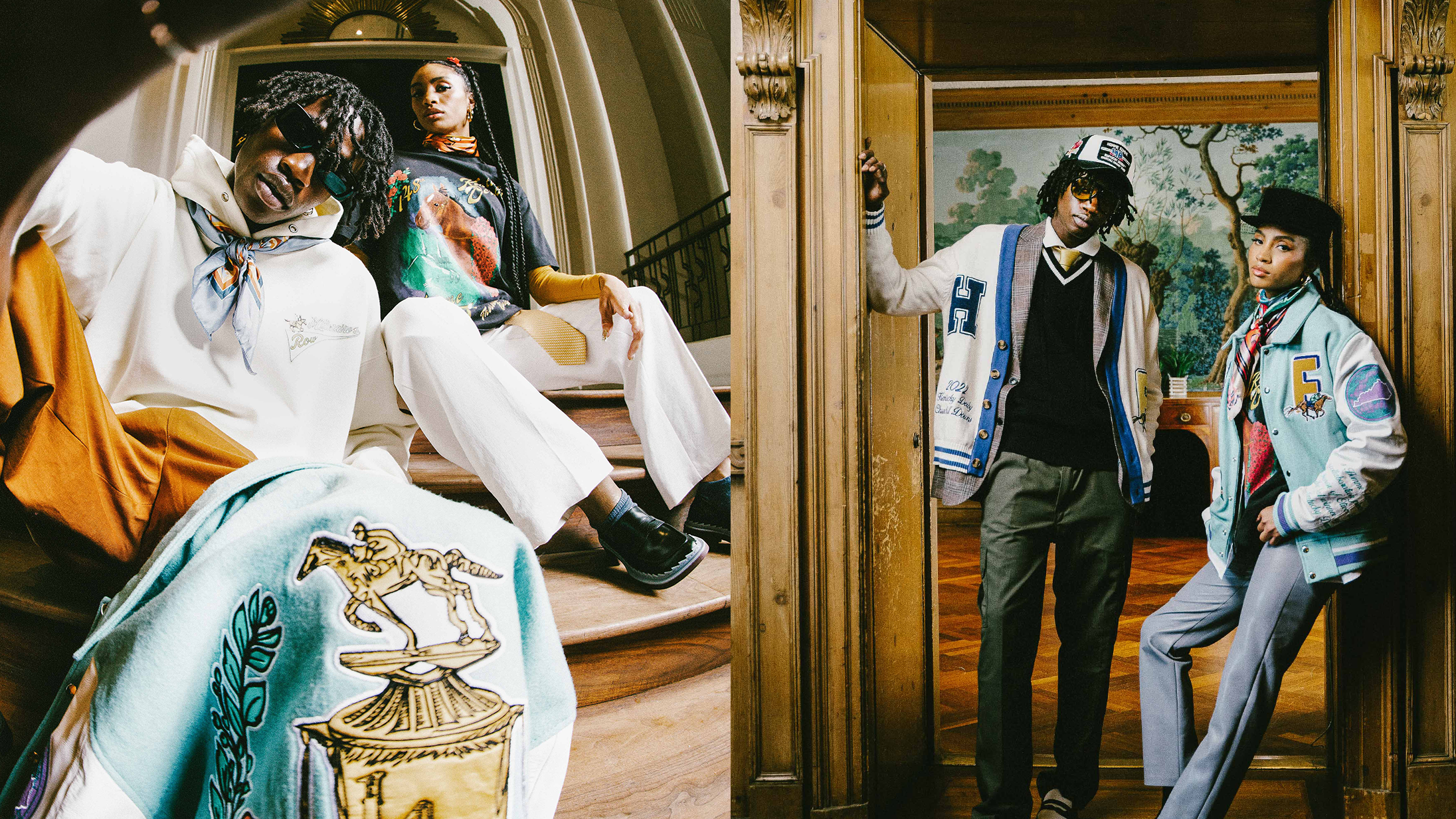 Models pose in pieces from Homme + Femme