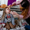 What good word for the welcome reserved for Ukrainian refugees in Europe? 'Generous'
