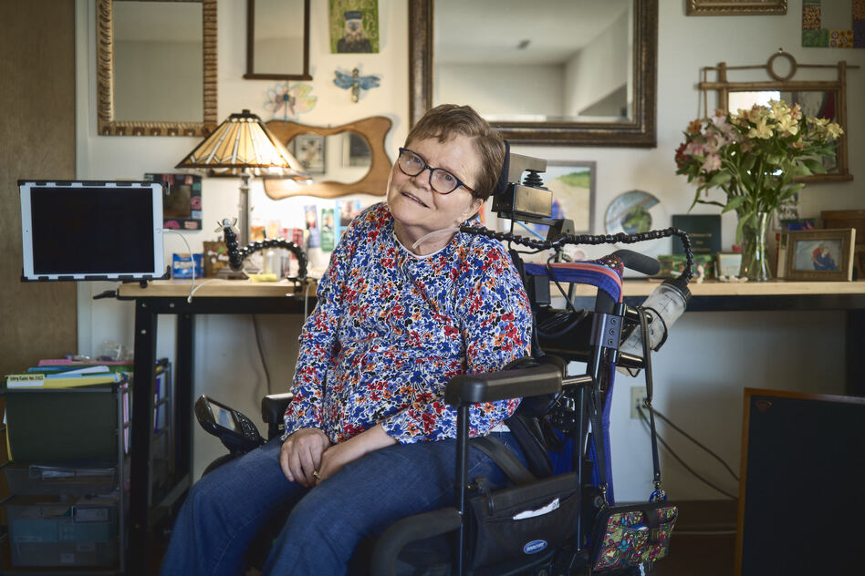 Martha Chambers, seen here at her home in Milwaukee, Wis., has relied on ballot return assistance for decades. The state's high court is weighing whether current Wisconsin law allows for that help.