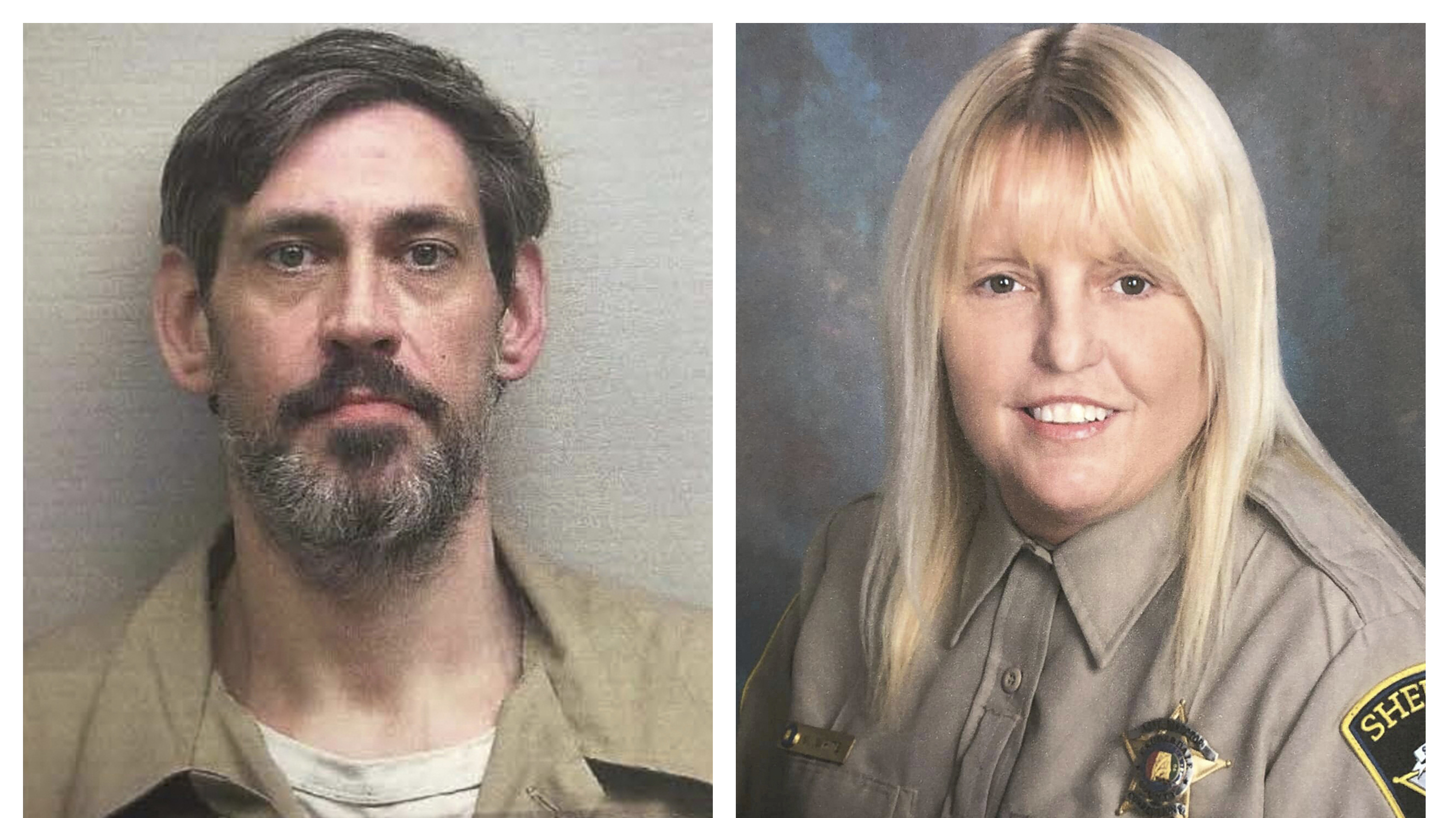 A fugitive Alabama inmate and corrections official were caught in Indiana