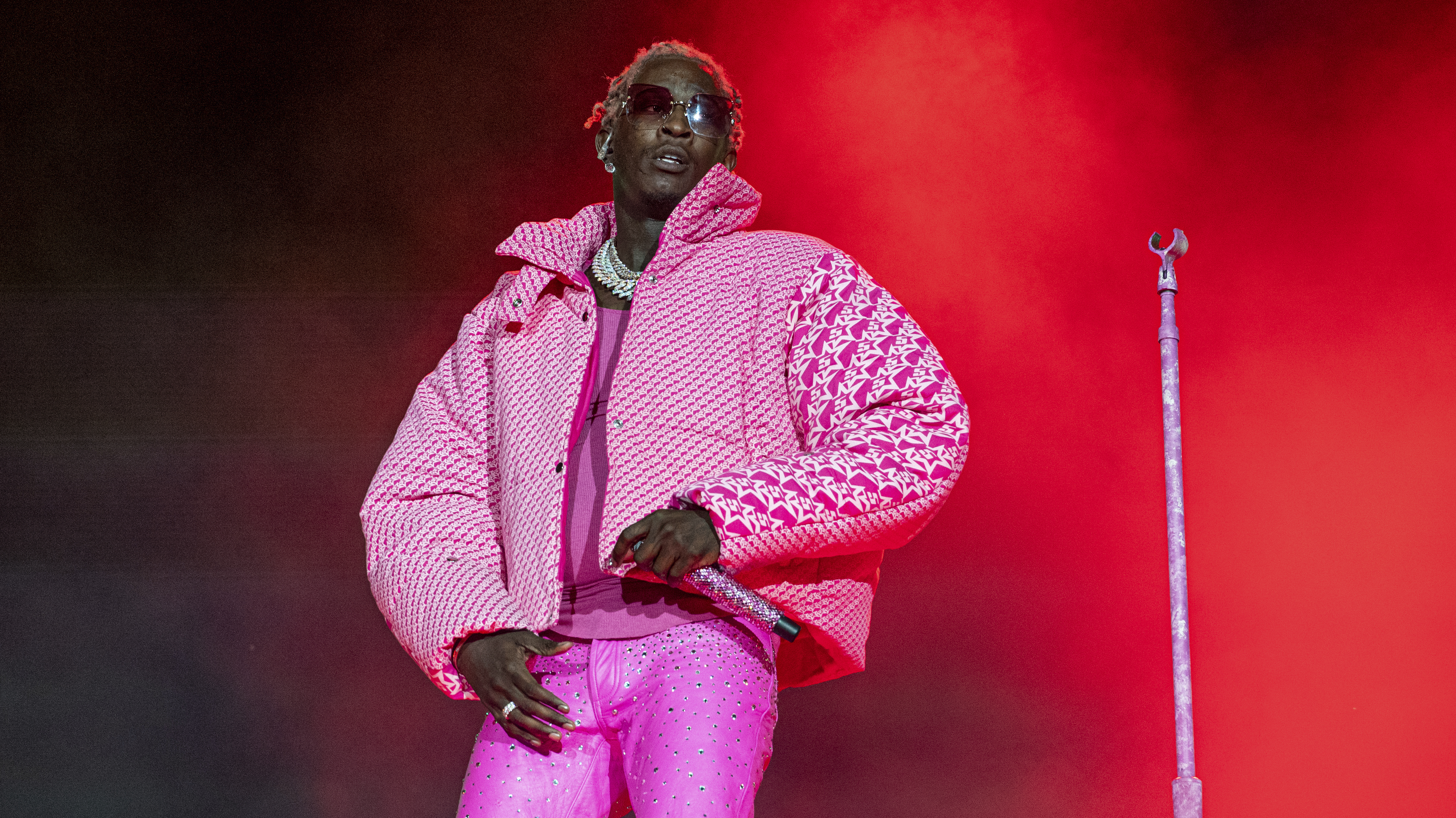 Rapper Young Thug is arrested on gang-related charges