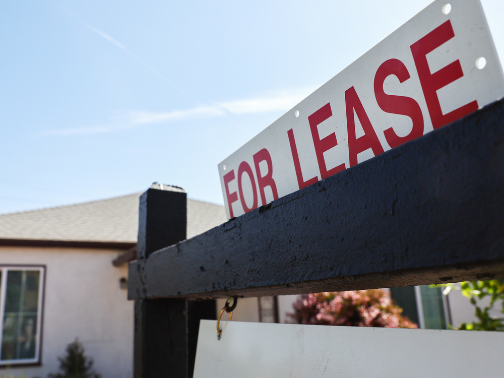 The soaring costs of basic necessities such as food and housing are disproportionately hitting people with lower incomes. Here, a house is available for rent in Los Angeles on March 15. (Getty Images)