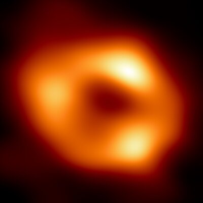 This is the first image of the black hole at the heart of the Milky Way