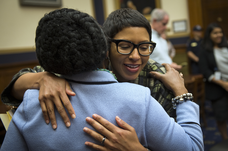Melissa Murray, professor of law at NYU, after testifying at the House Judiciary Subcommittee on Constitution, Civil Rights and Civil Liberties hearing titled