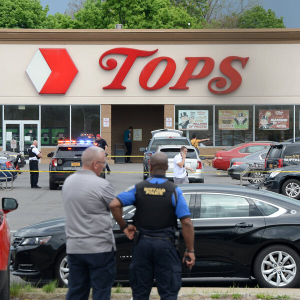 The Buffalo suspect had threatened his high school last year, police say