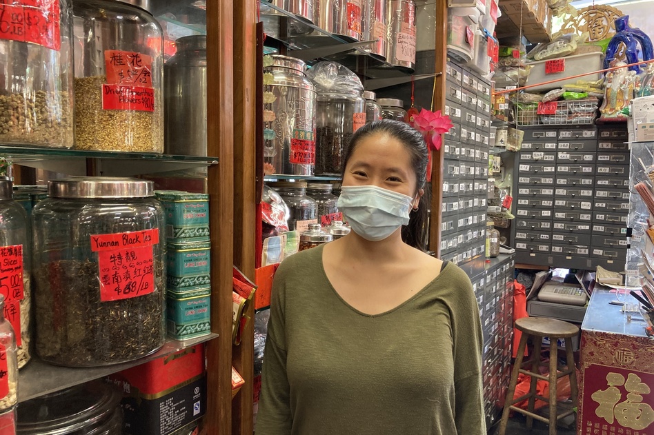 Alice Liu, a second-generation owner of Grand Tea and Imports.
