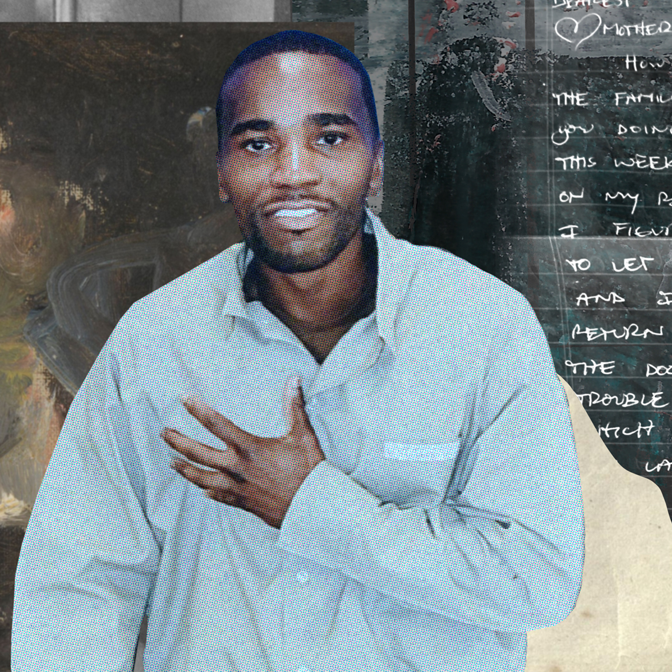 Bobby Everson and a letter he wrote to his family while he was incarcerated in the Special Management Unit at the new U.S. penitentiary in Thomson, Ill.