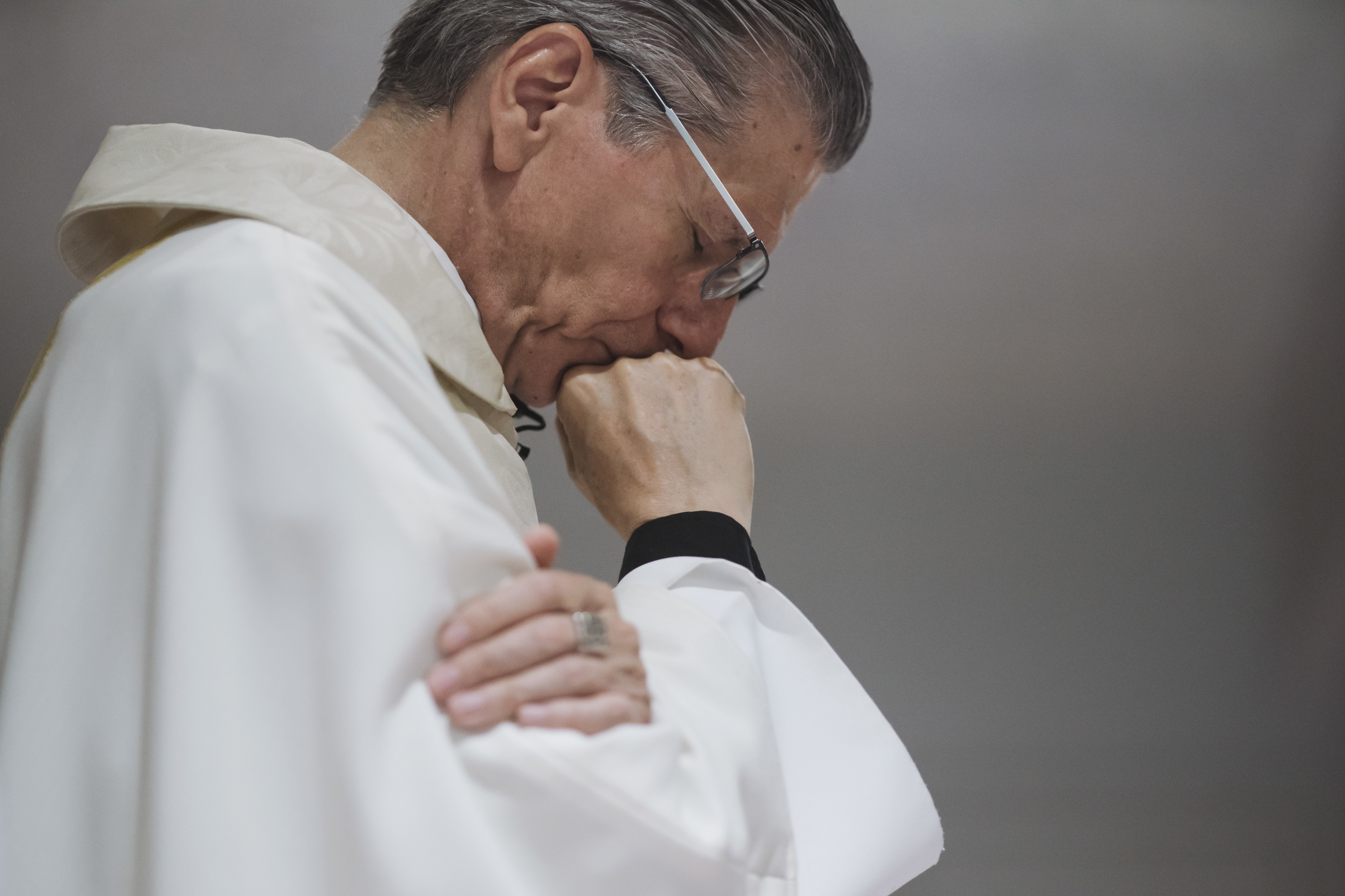 May 24: A pastor at a church during a service in Uvalde, Texas.