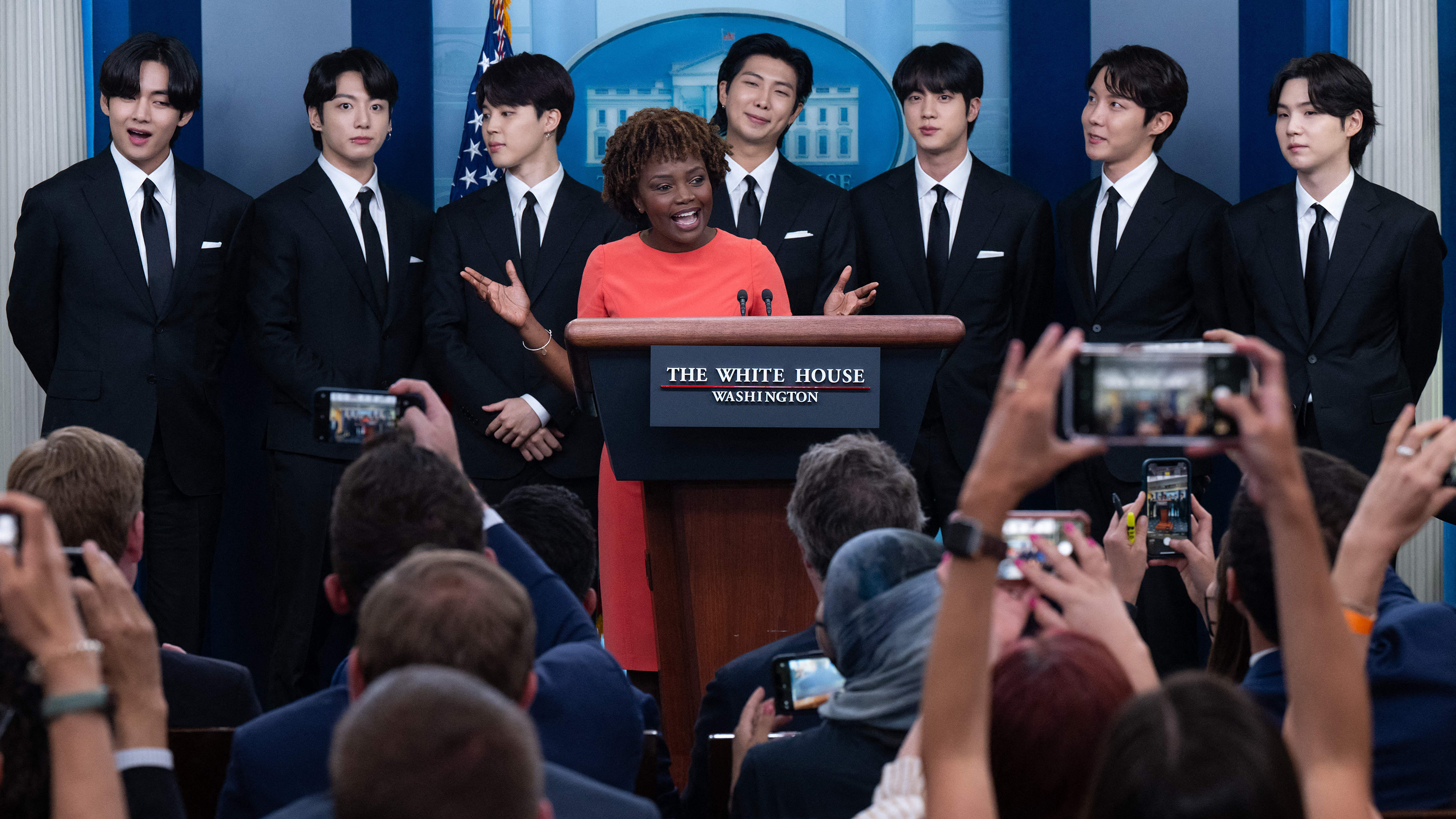 K-Pop stars BTS went to the White House to talk about anti-Asian hate crimes K-Pop stars BTS went to the White House to talk about anti-Asian hate crimes