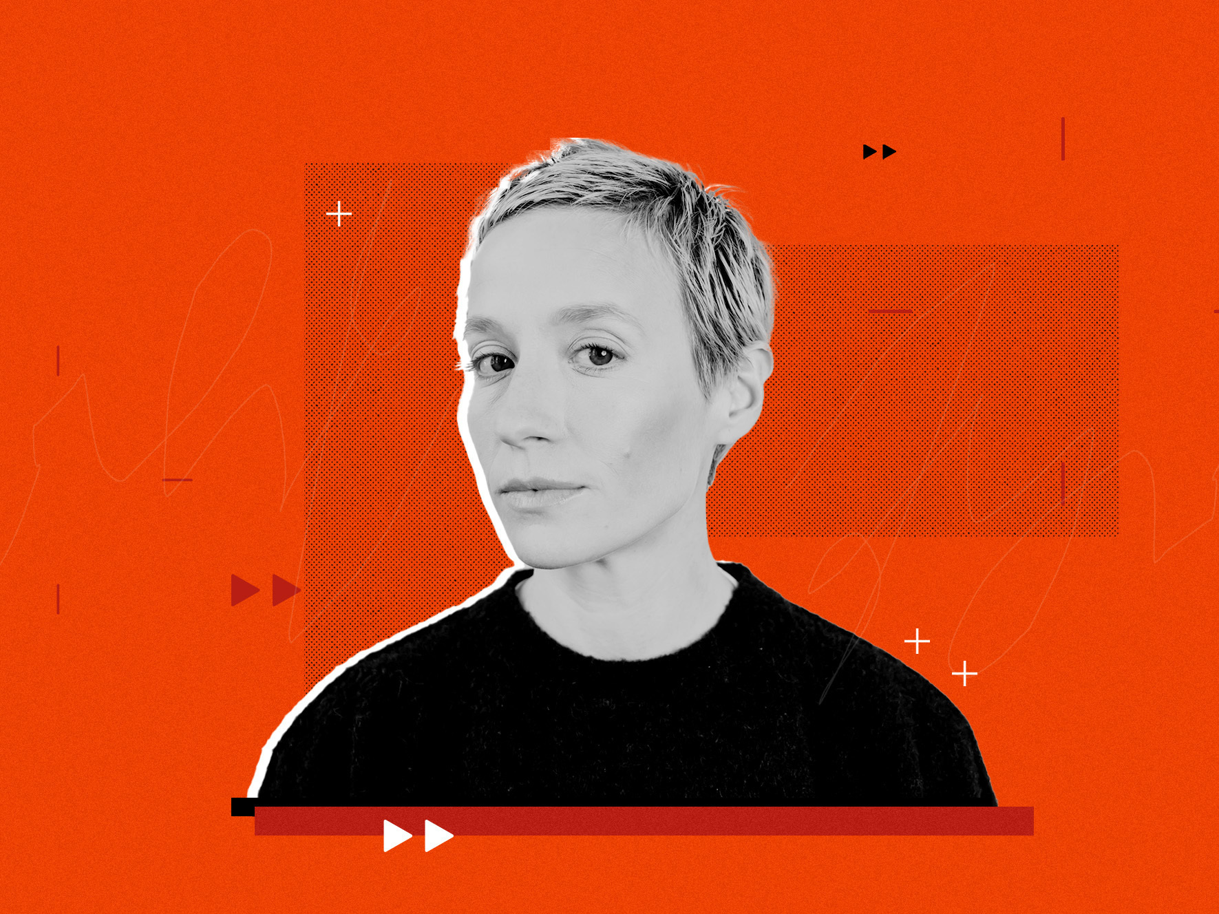Megan Rapinoe. (Photo illustration by Estefania Mitre/NPR; Photo by Karina Matrias)