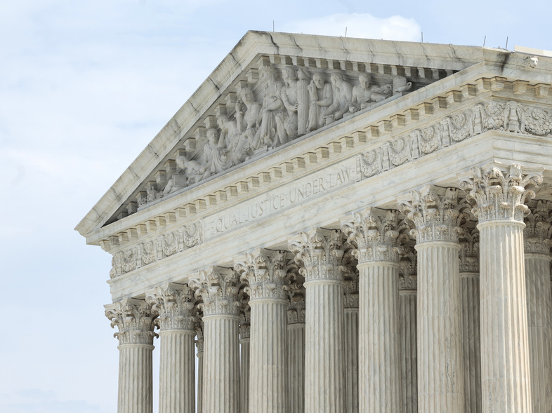 The U.S. Supreme Court ruled in an abortion case this week. The court's conservative justices are overturning <em>Roe v. Wade. </em> (Anna Moneymaker/Getty Images)