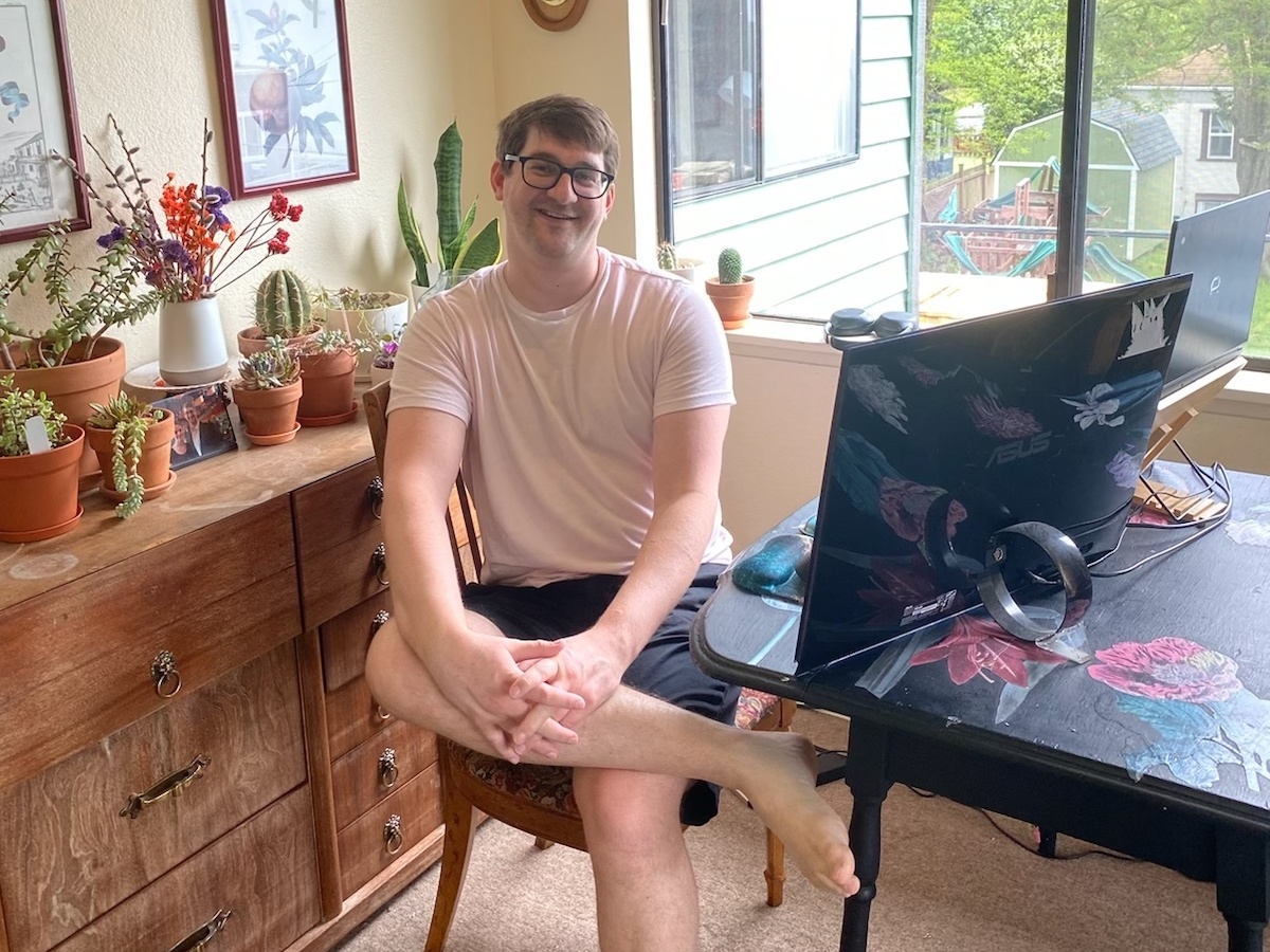 Jonathan Pruiett, a geospatial analyst with Cognizant, is part of a team that updates Google maps. They pushed back against a policy that would have required them to be in the office full-time and won a 90-day reprieve. (Jonathan Pruiett)
