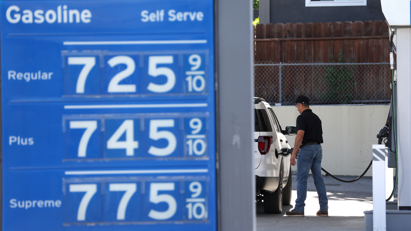 10 states now have average gas prices above 5 NPR