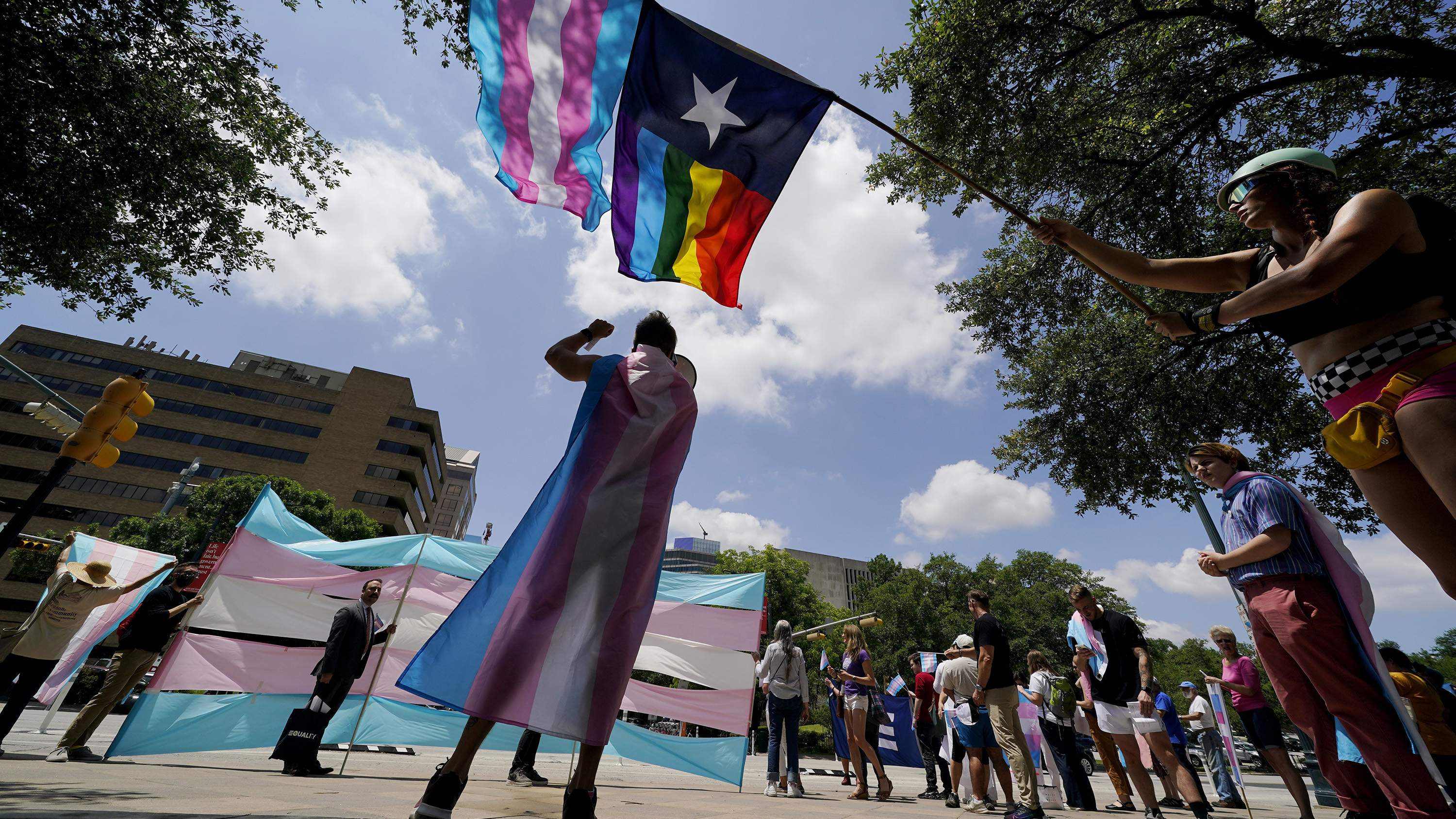 A judge blocks Texas from investigating families of trans youth