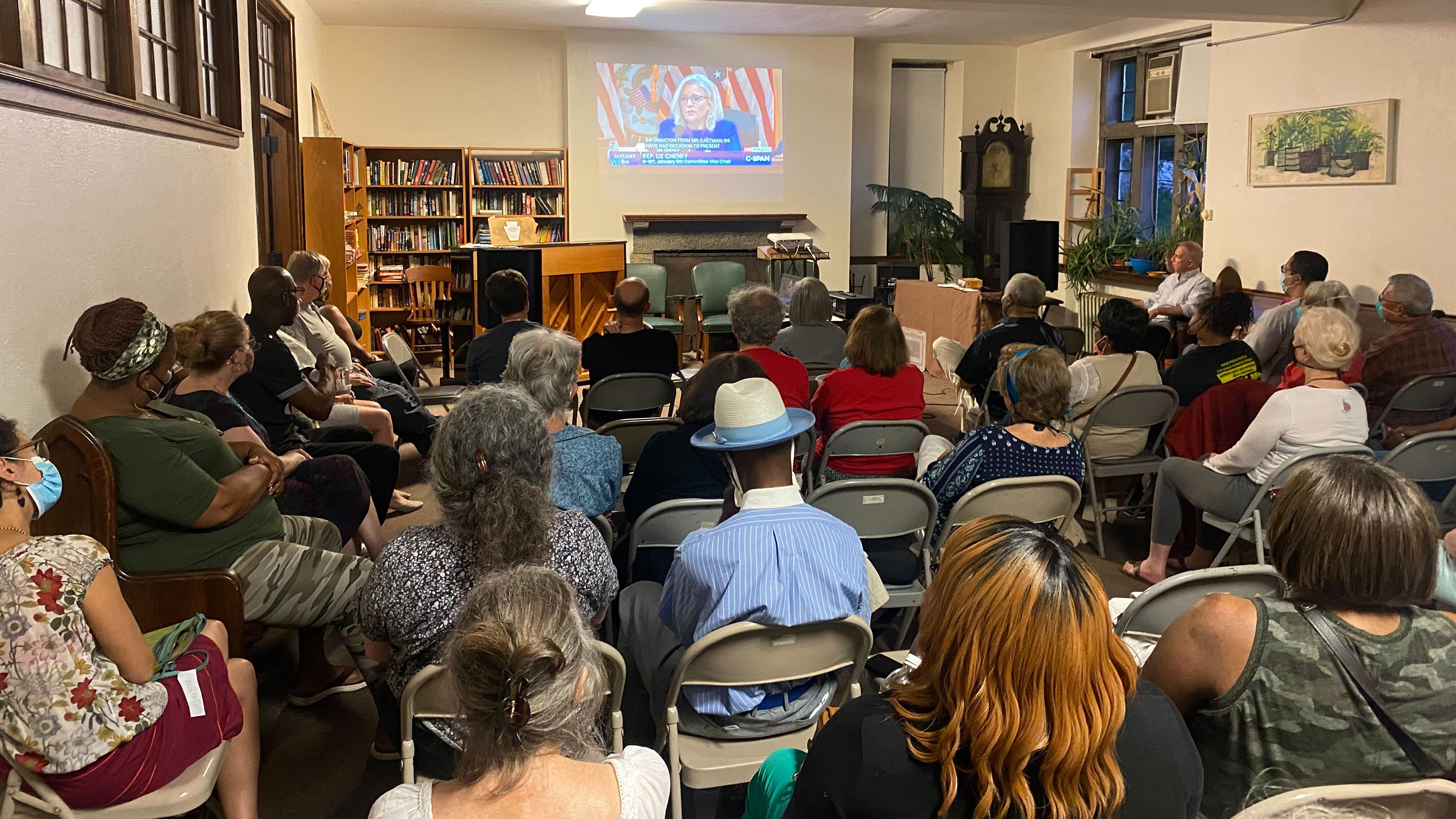 In Philadelphia, liberals gather to experience the first Jan. 6 hearing together