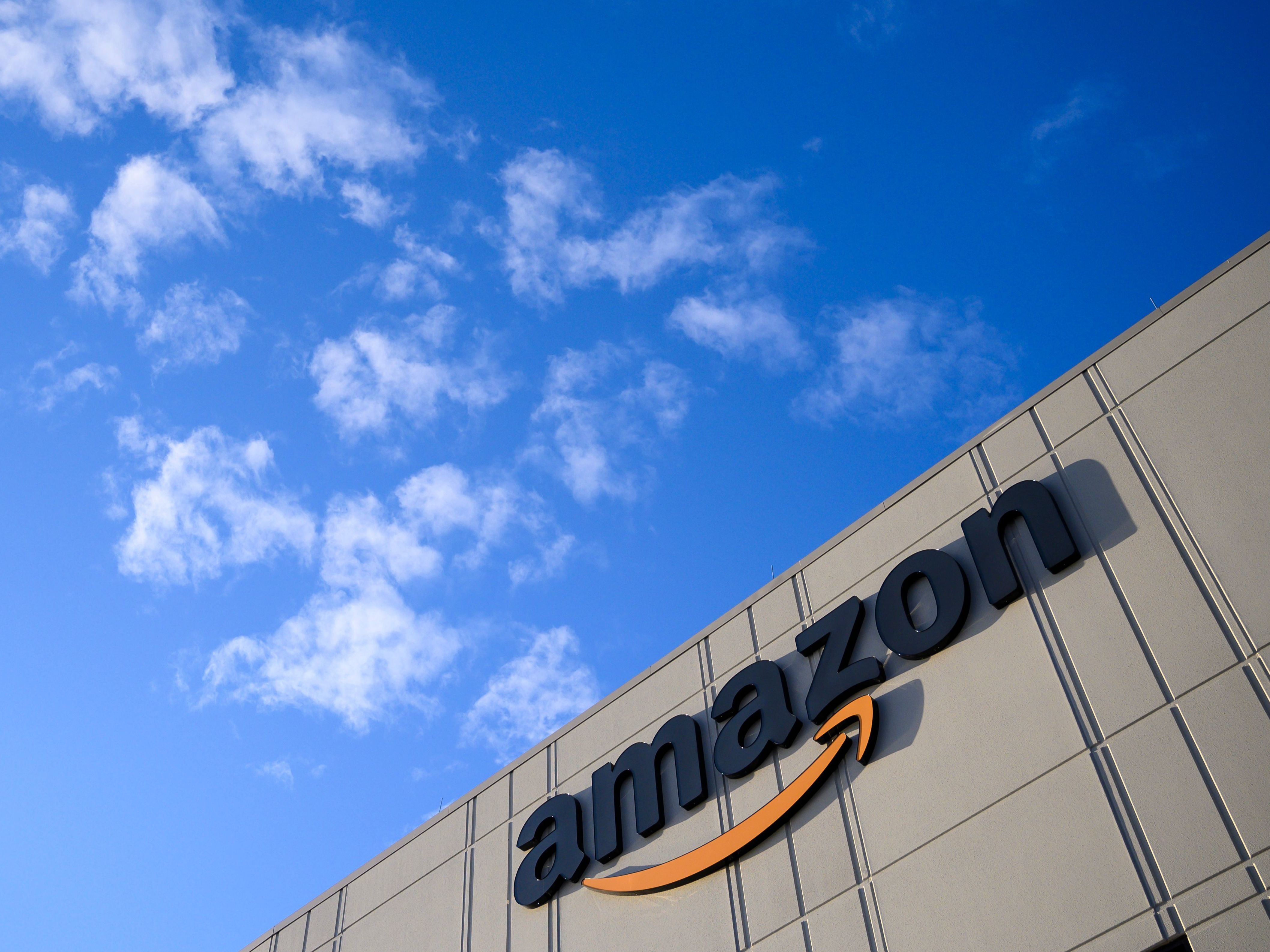 The National Labor Relations Board is holding a hearing to consider Amazon's objections to the union election at a warehouse on Staten Island. Amazon is seeking a new election. (AFP via Getty Images)