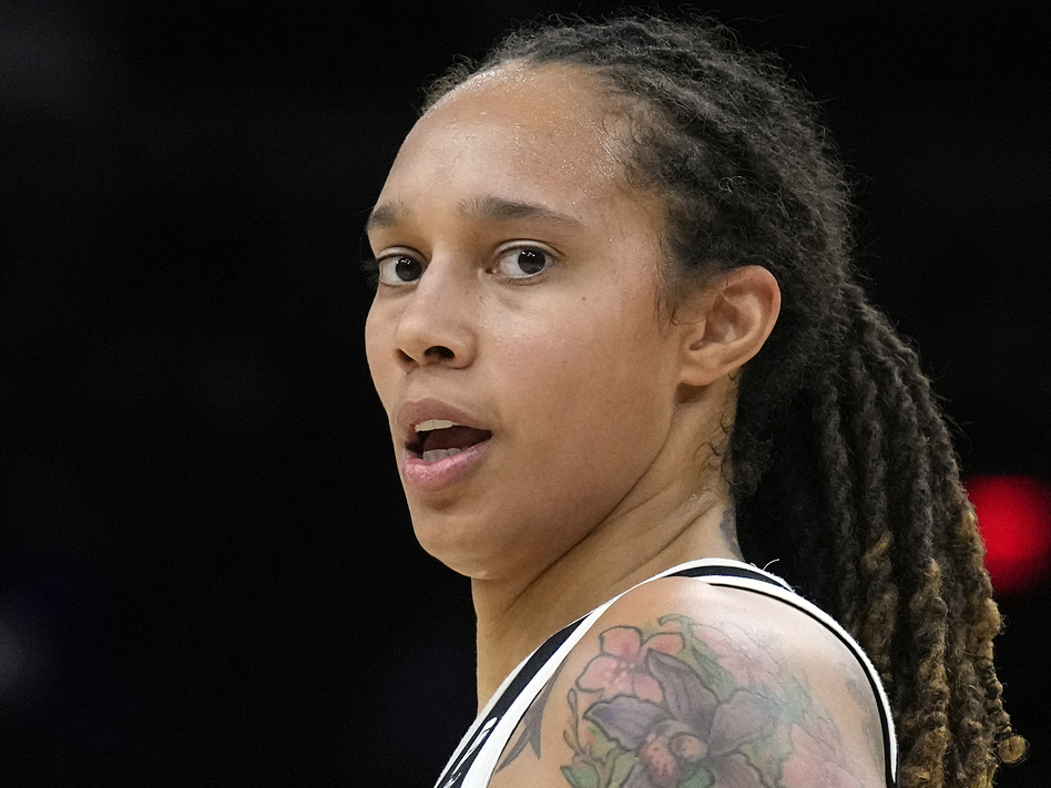 Phoenix Mercury center Brittney Griner, pictured in 2021, has been detained in Russia since February.