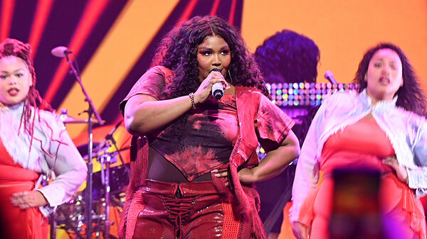 Lizzo, pictured here on May 17 in New York City, has rerecorded a lyric in her new song after criticism that it had what many consider an ableist slur.