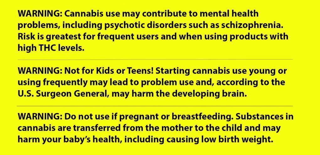 California's proposed rules are modeled after comprehensive protocols established in Canada: Rotating health warnings would be set against a bright yellow background, use black 12-point font, and take up a third of the package front.