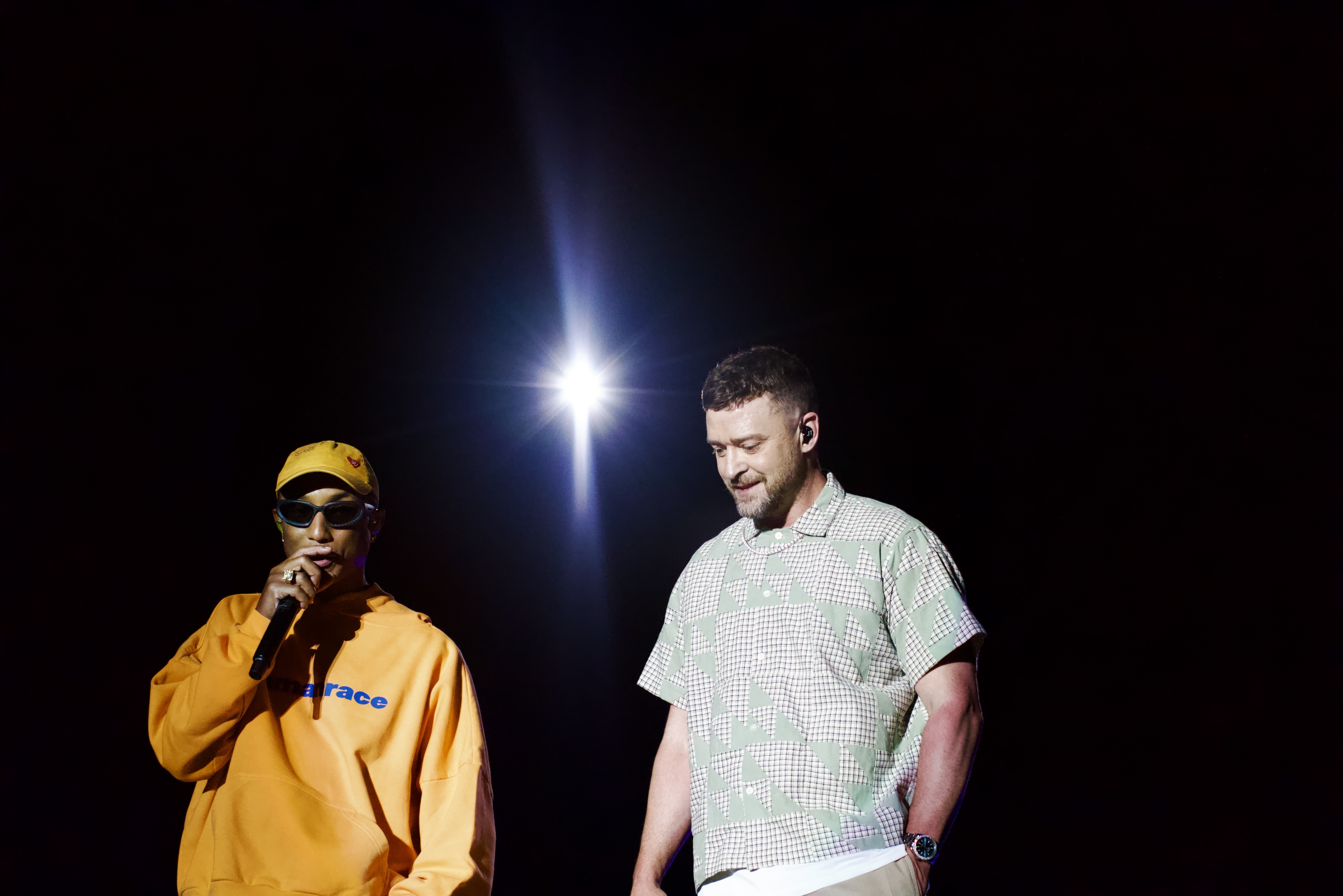 Pharrell Williams and Justin Timberlake