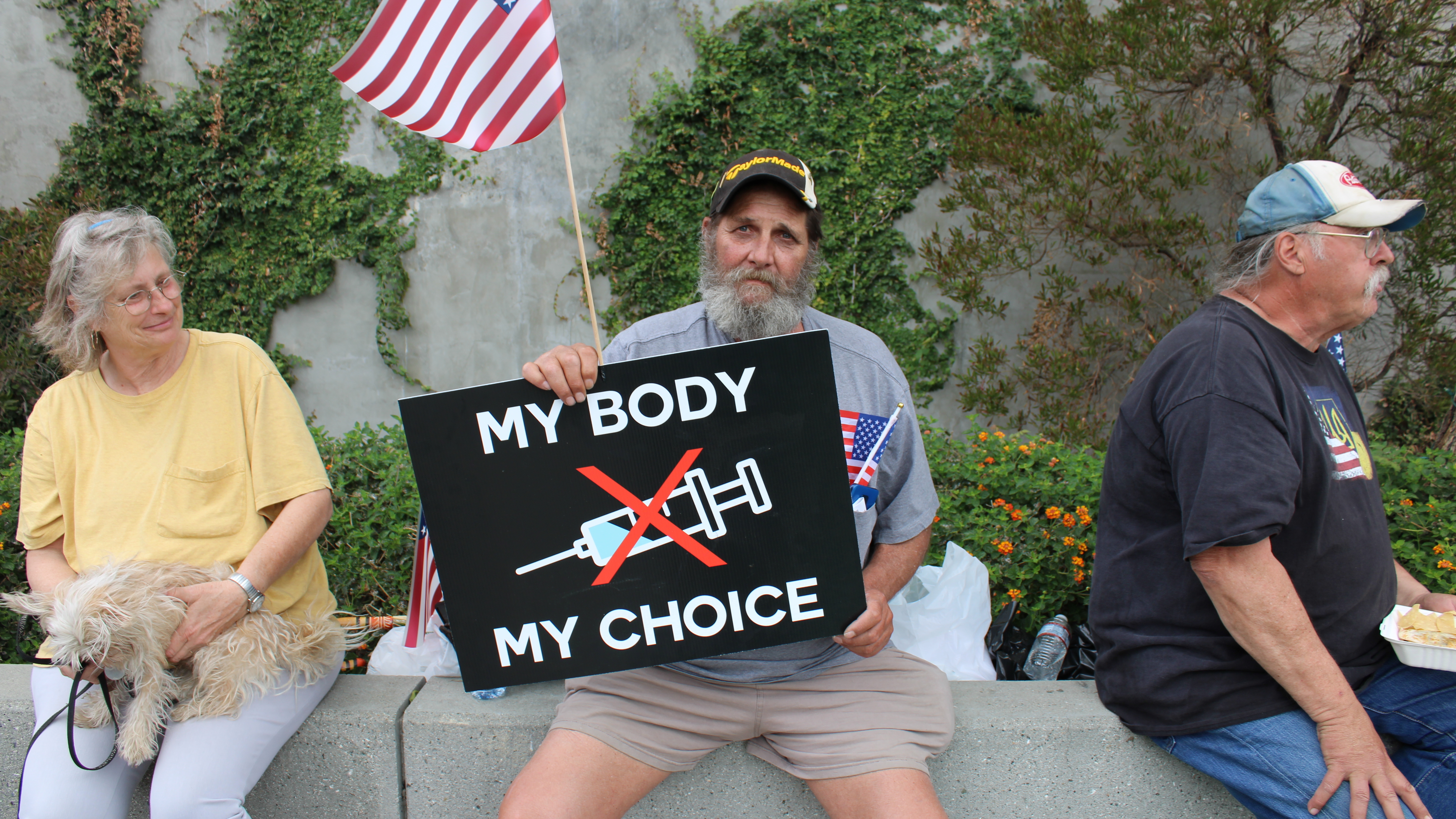 How vaccine foes co-opted the slogan ‘my body, my choice’ : Shots