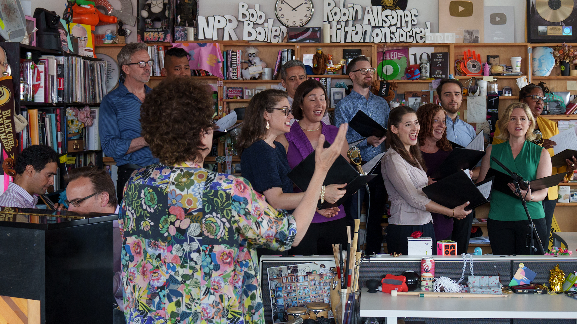 Essential Voices USA performs a Tiny Desk concert.