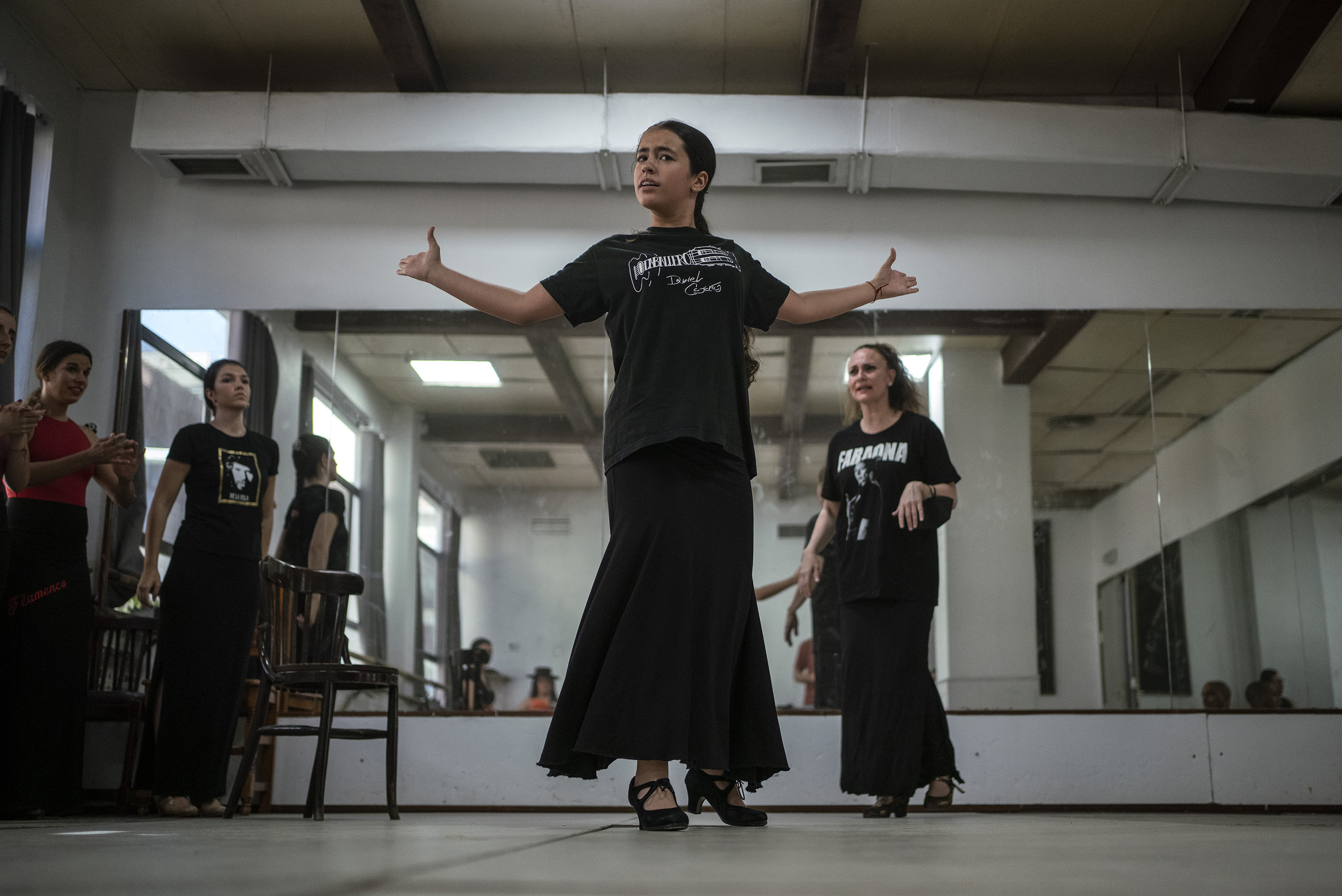 One of the youngest students in the class has a solo performance, and it's mesmerizing.