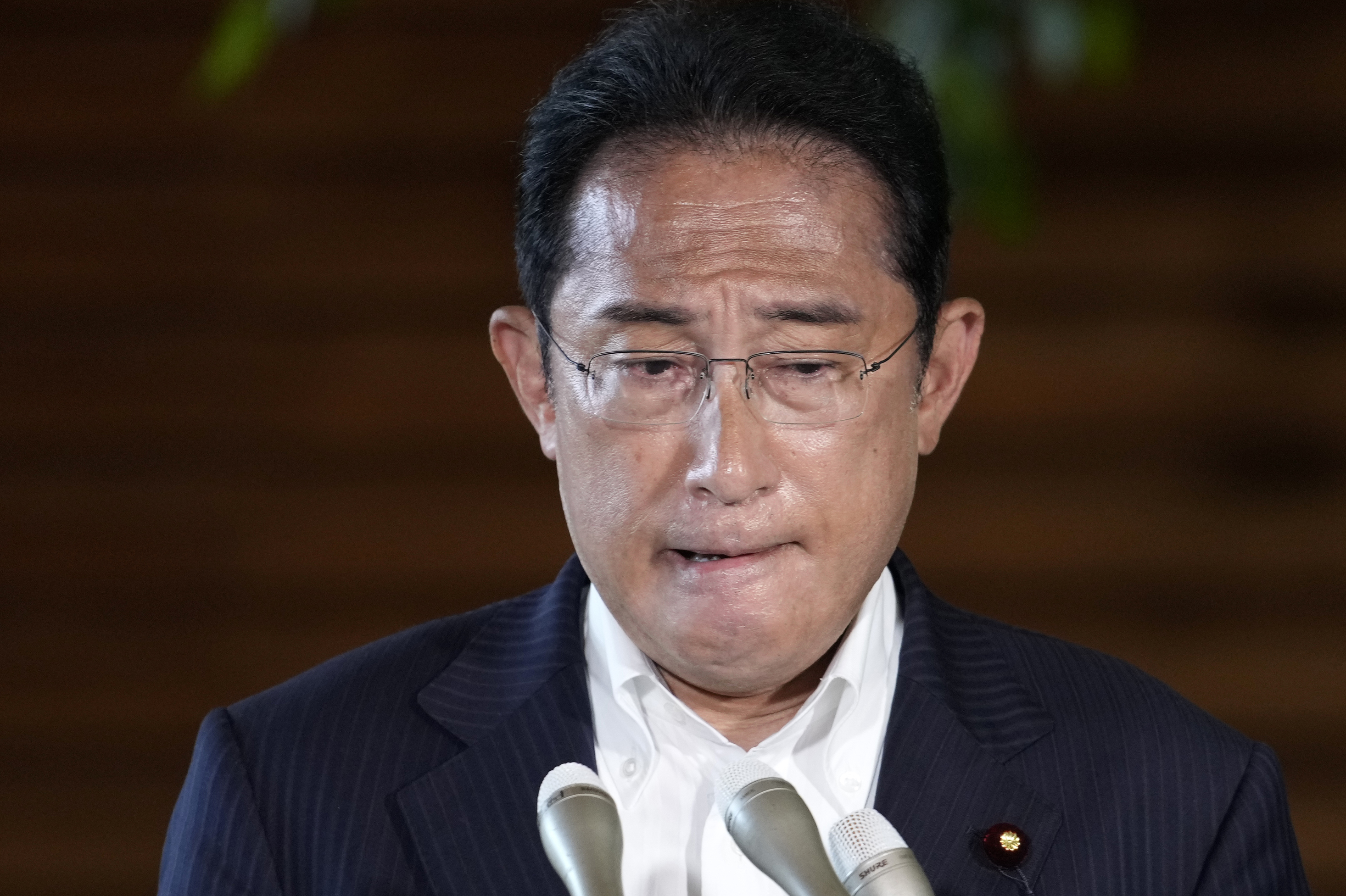 Japan's former Prime Minister Shinzo Abe was killed. Here's what the scene was like 13 Japan's Prime Minister, Fumio Kishida, speaks to media at the Prime Minister's official residence on Friday in Tokyo.