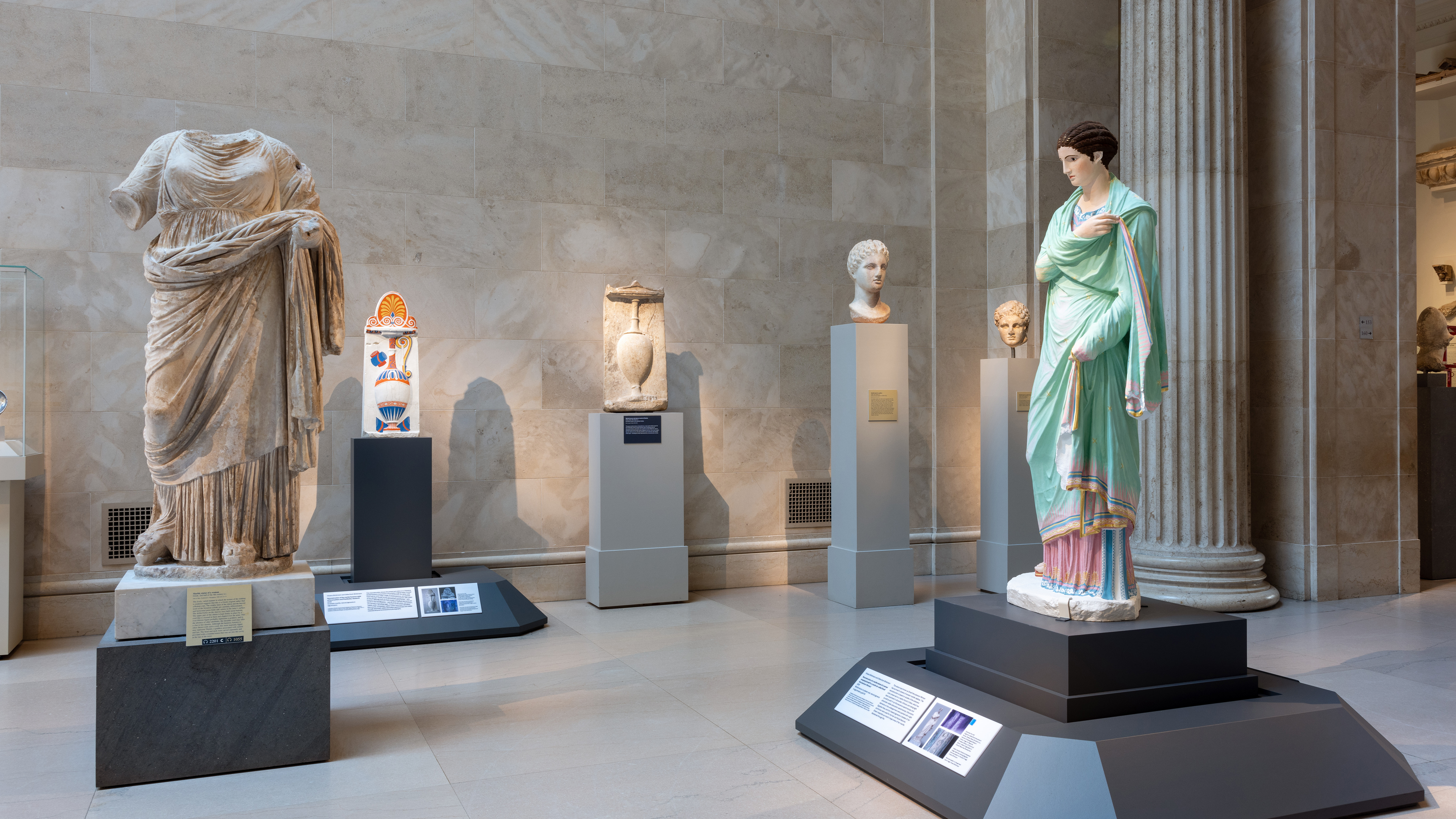 Greek statues, now in their original colors NPR