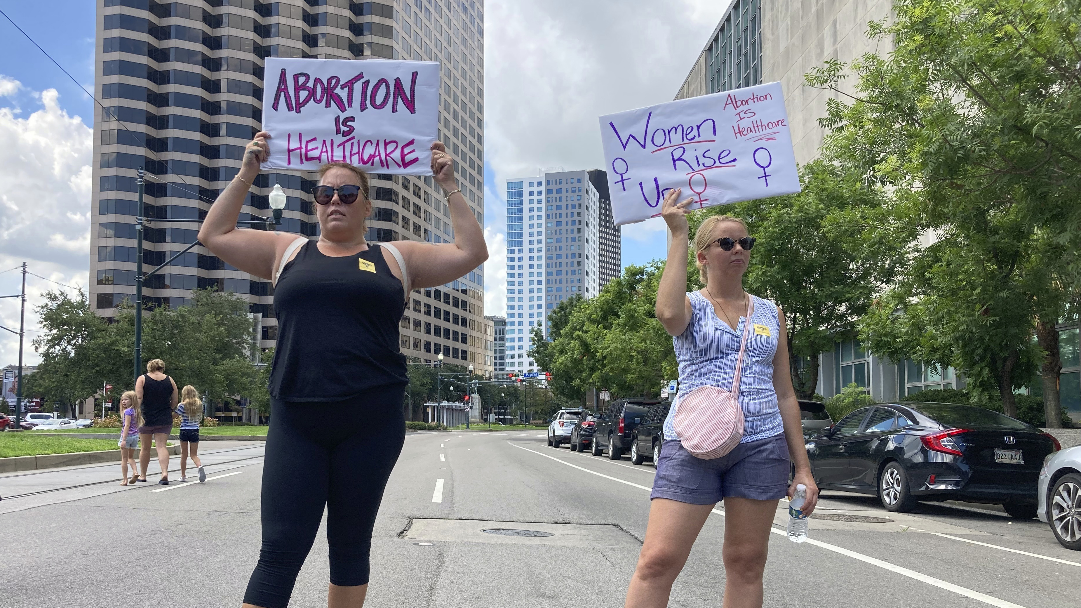A state judge temporarily blocked Louisiana from enforcing its abortion ban