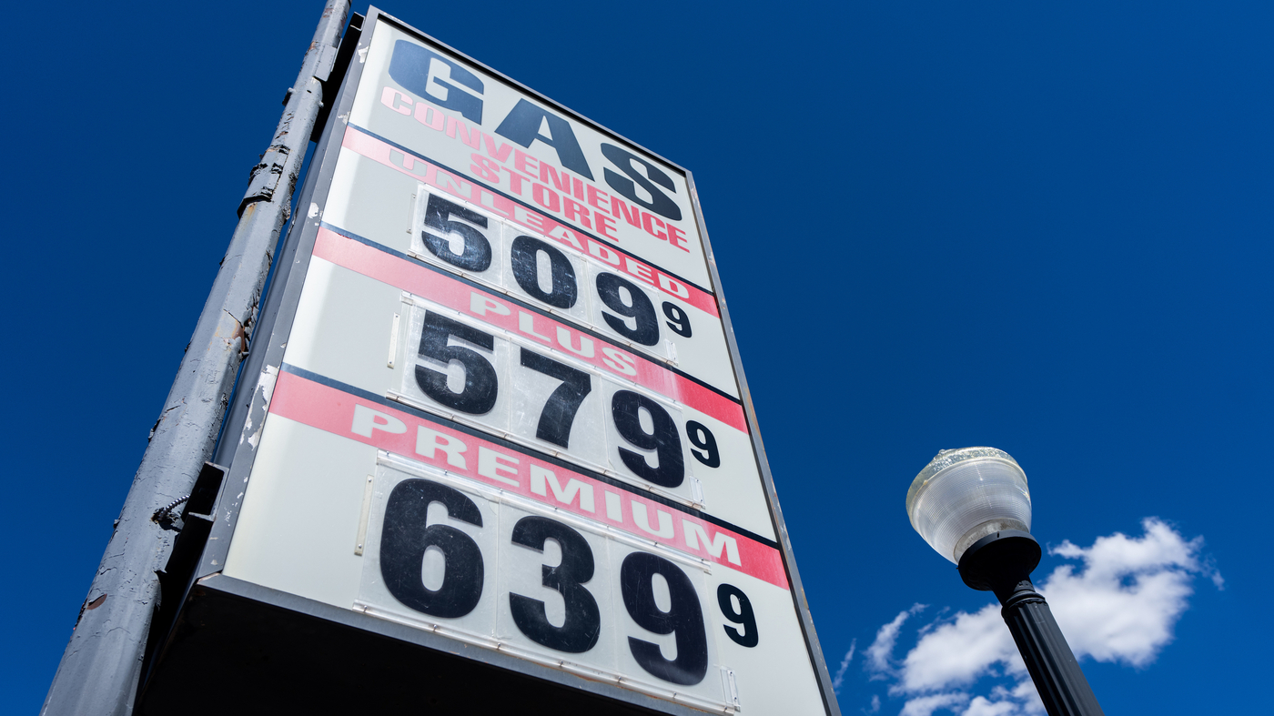 Record gas prices pushed inflation to a four decade high last month. NPR