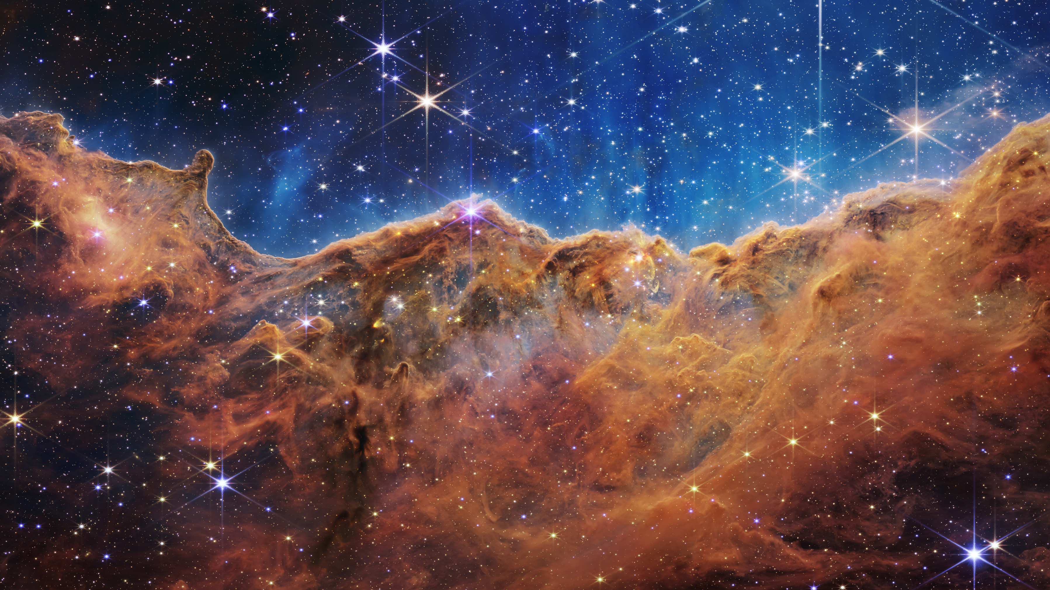 Captured in infrared light by NASA