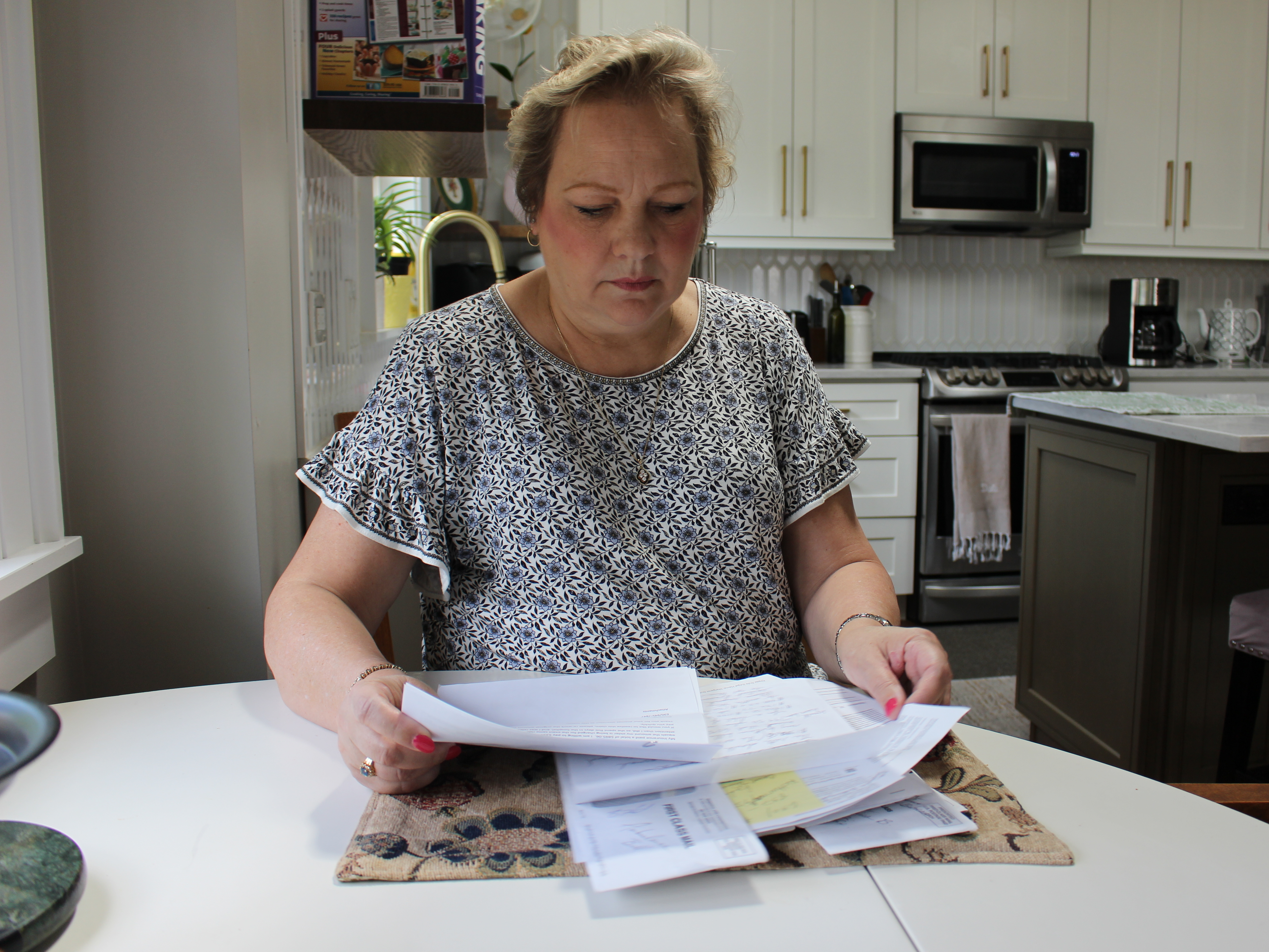 After a car crash, Peggy Dula was billed $3,606 in ambulance fees by a taxpayer-funded municipal fire department. (Bram Sable-Smith/KHN)