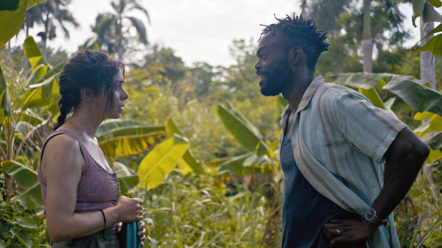 Cristin Milioti and William Jackson Harper play Emma and Noah in the new Peacock series.