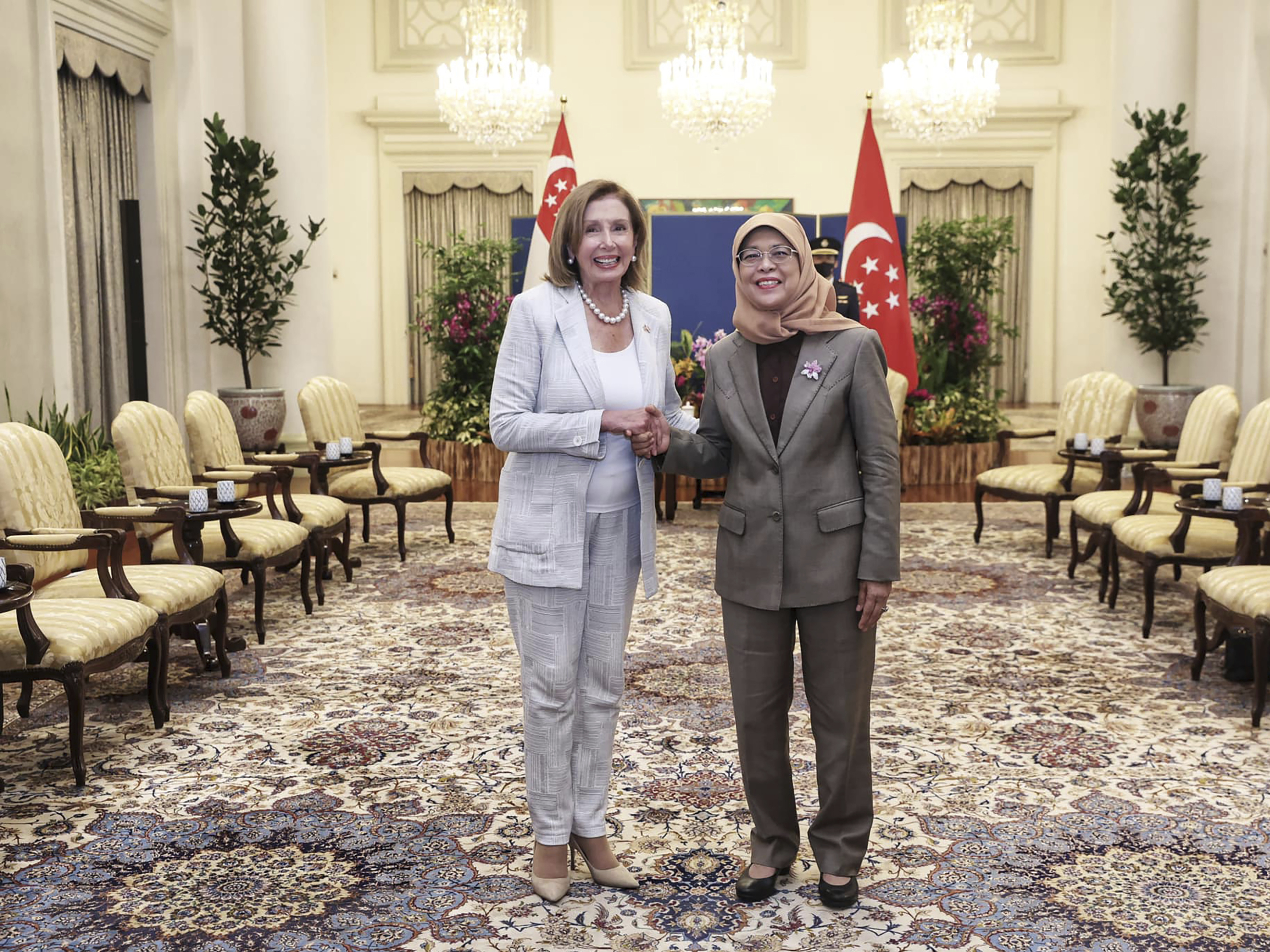 Pelosi begins Asia tour in Singapore. No official word on whether she'll visit Taiwan - Vimarsana News