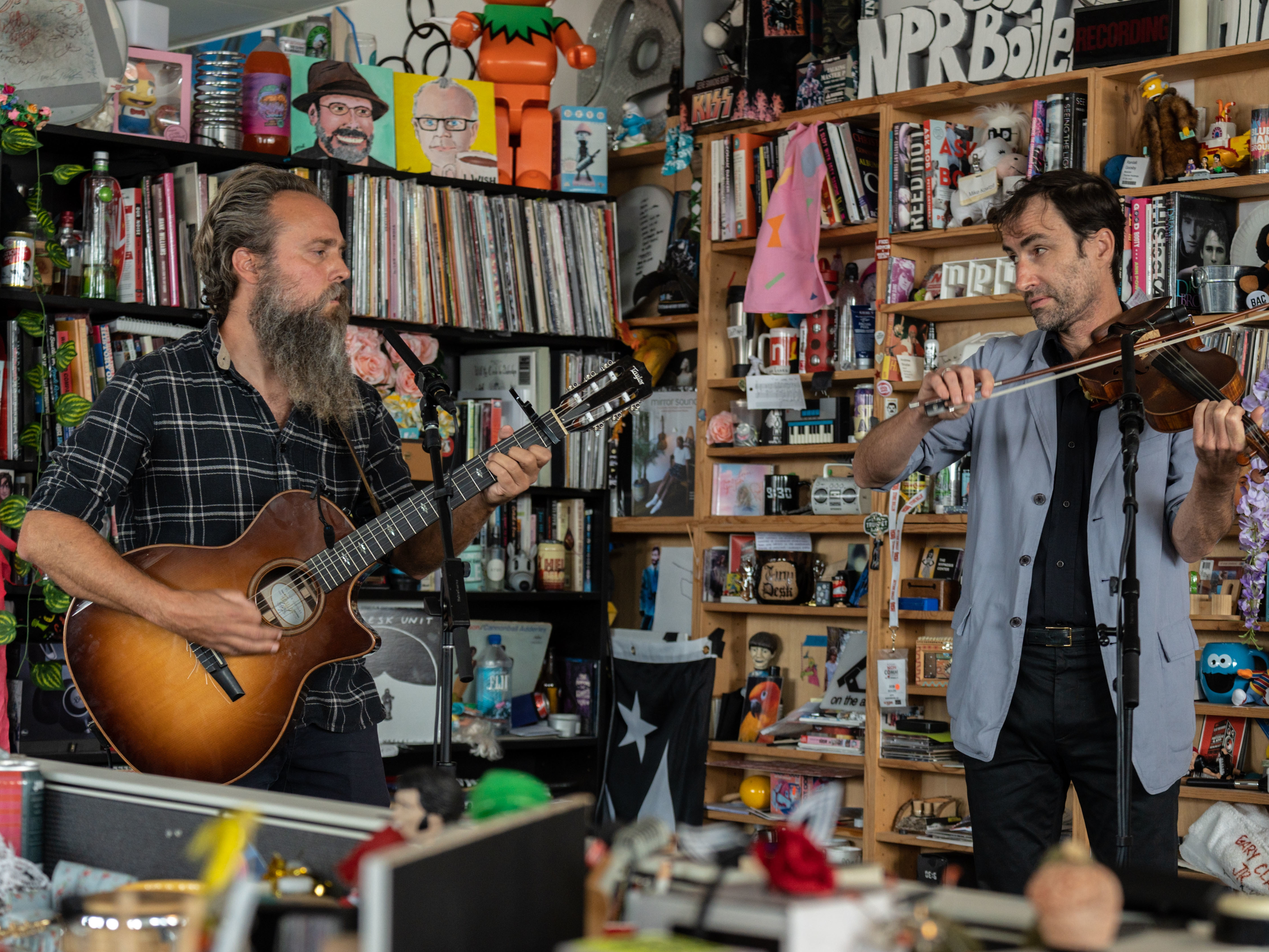 Andrew Bird and Iron & Wine Tiny Desk Concert NCPR News