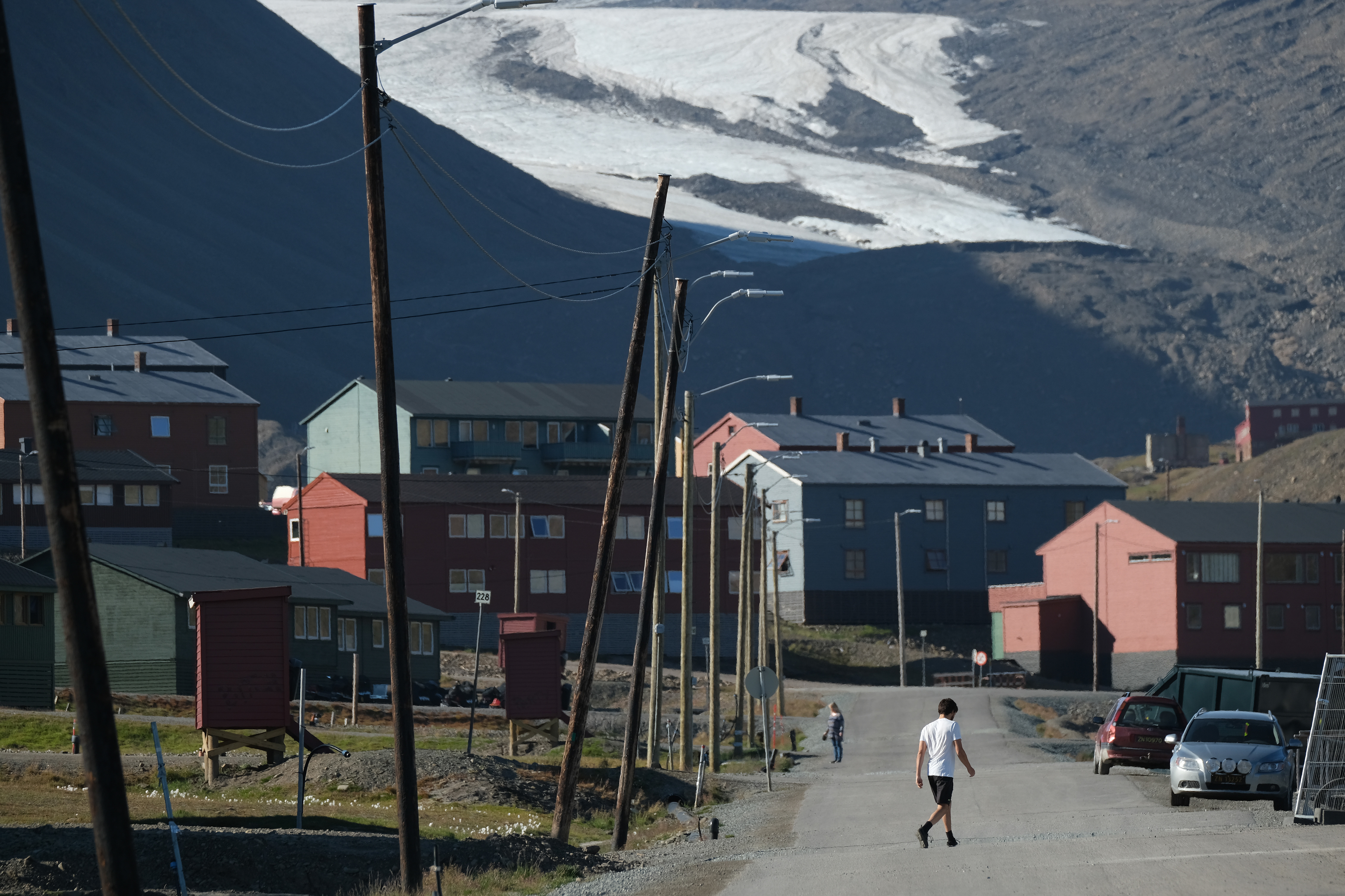 Temperatures in Longyearbyen, Norway above the Arctic Circle hit a new record above 70 degrees Fahrenheit in July 2020. The Arctic has warmed nearly four times faster than the planet as a whole since 1979, a new study finds. (Getty Images)