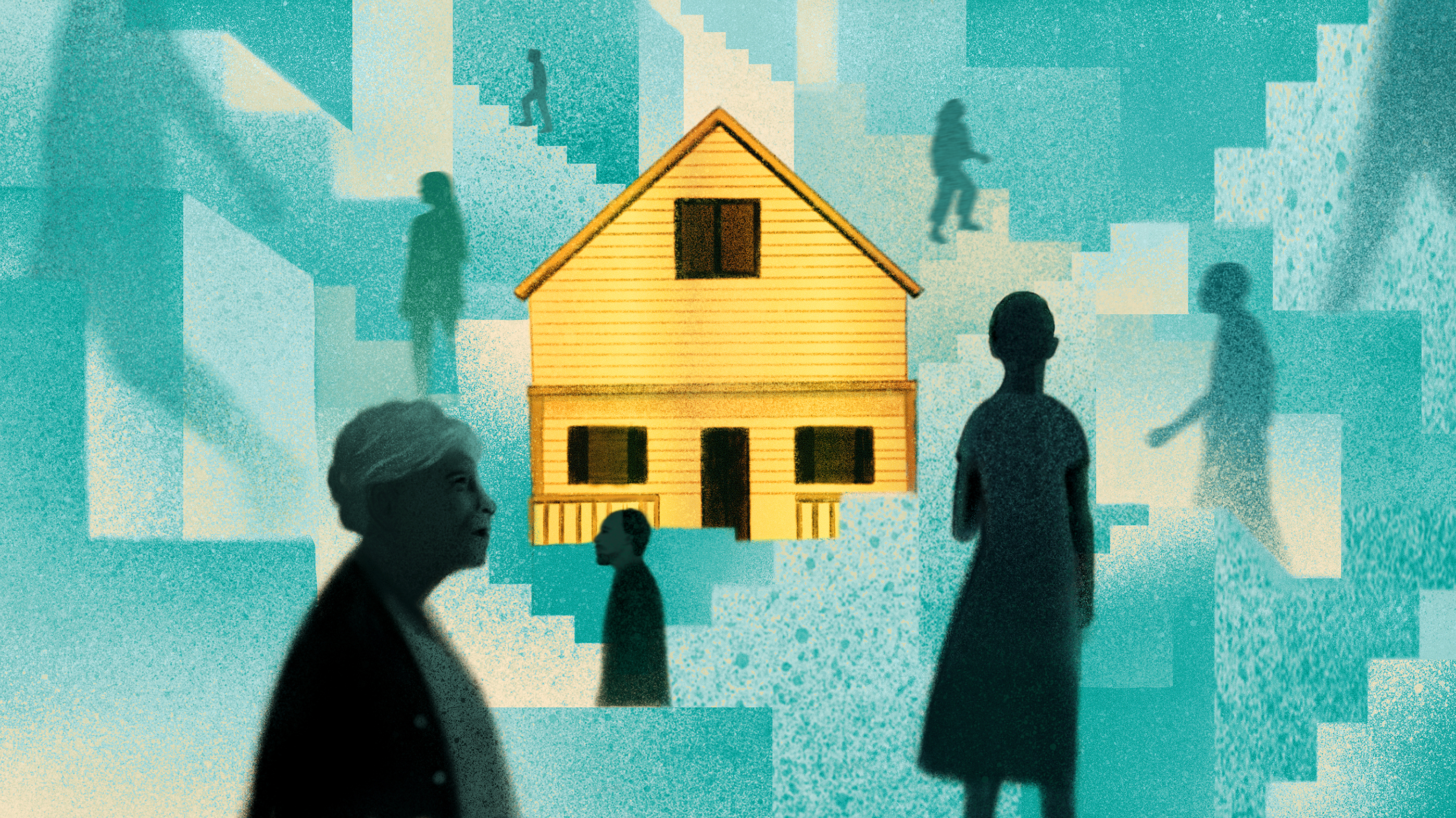 A new poll finds white adults are more than twice as likely as others to get sizable financial help from parents or grandparents. By contrast, Black adults are more likely to give money to elders. (Tracy J. Lee for NPR)