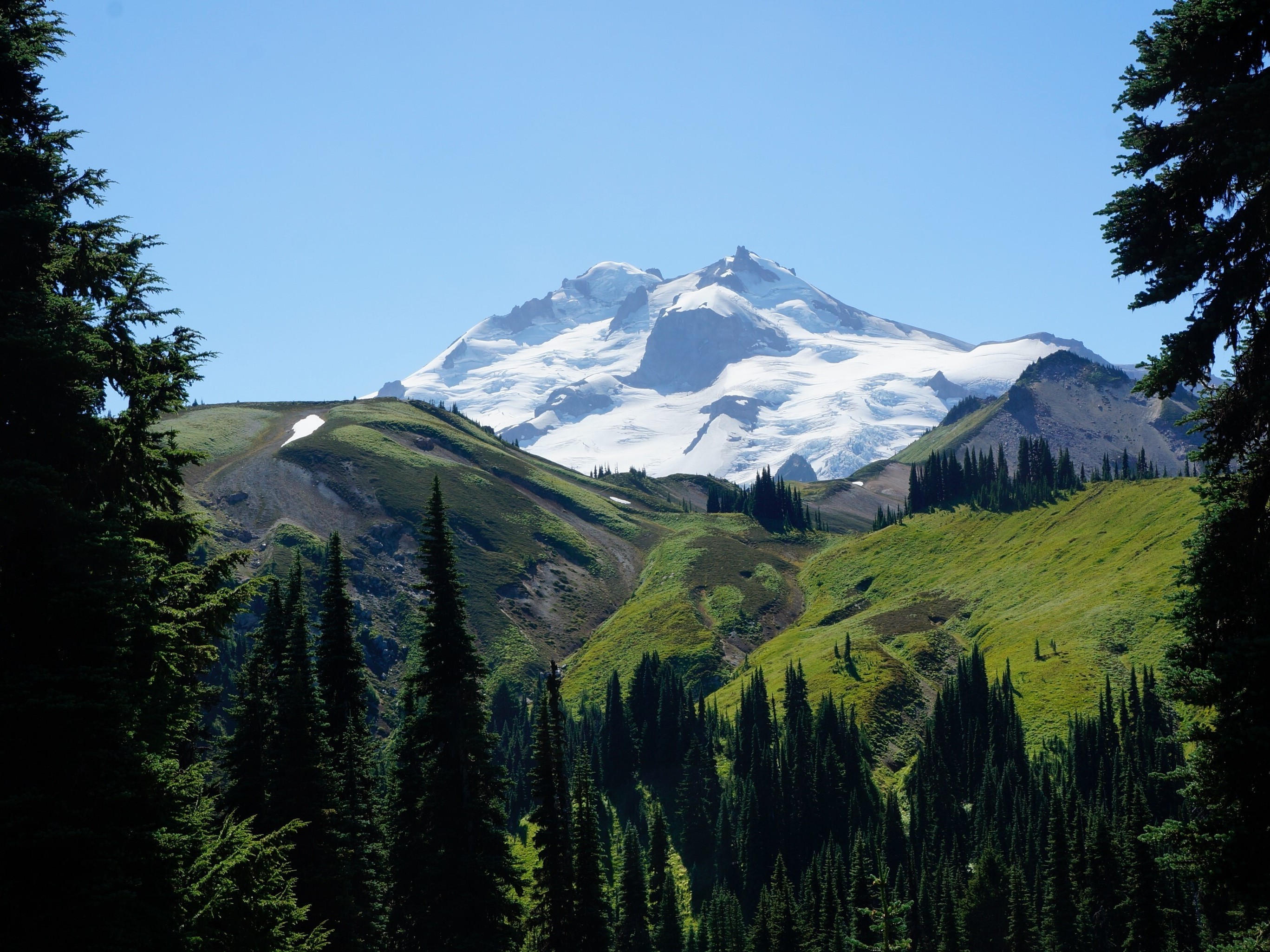 Glacier Peak is a 3214-meter (10,544-foot) volcano in the northern Cascade Mountains in Washington State. This summer the United States Forest Service (USFS) approved an application by the United States Geological Survey (USGS) to add four more seismometers to Glacier Peak. Scientists currently monitor volcanic activity with one seismometer. (U.S. Geological Survey)