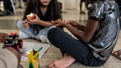 Migrant families are being sheltered at a D.C. quarantine hotel