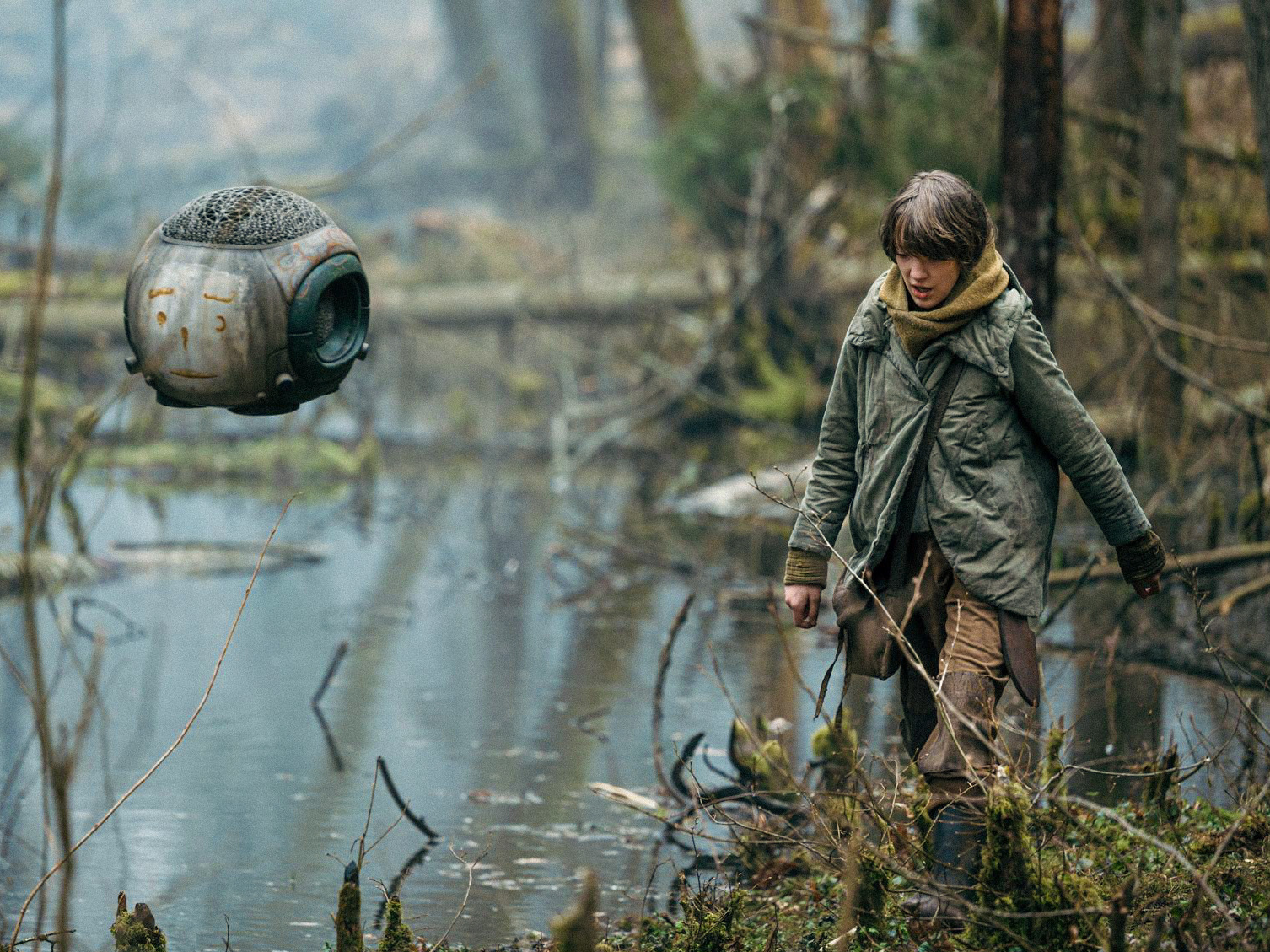 In <em>Vesper,</em> Raffiella Chapman plays a 13-year-old girl living in a future where biological experiments have wiped out all the earth's edible plants. (Courtesy of IFC Films)